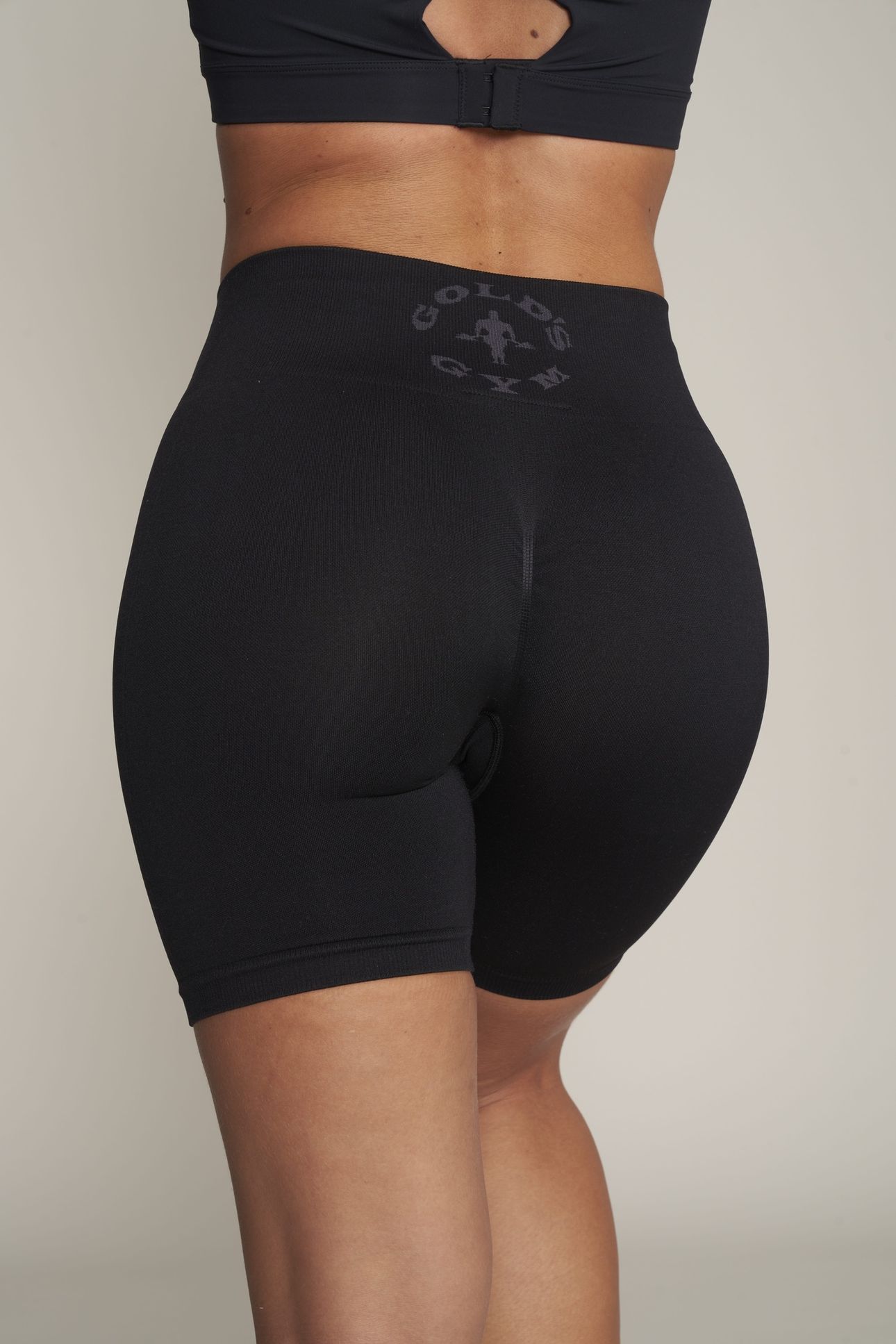 LADIES SEAMLESS SHORTS - MICHELLE BLACK 5
