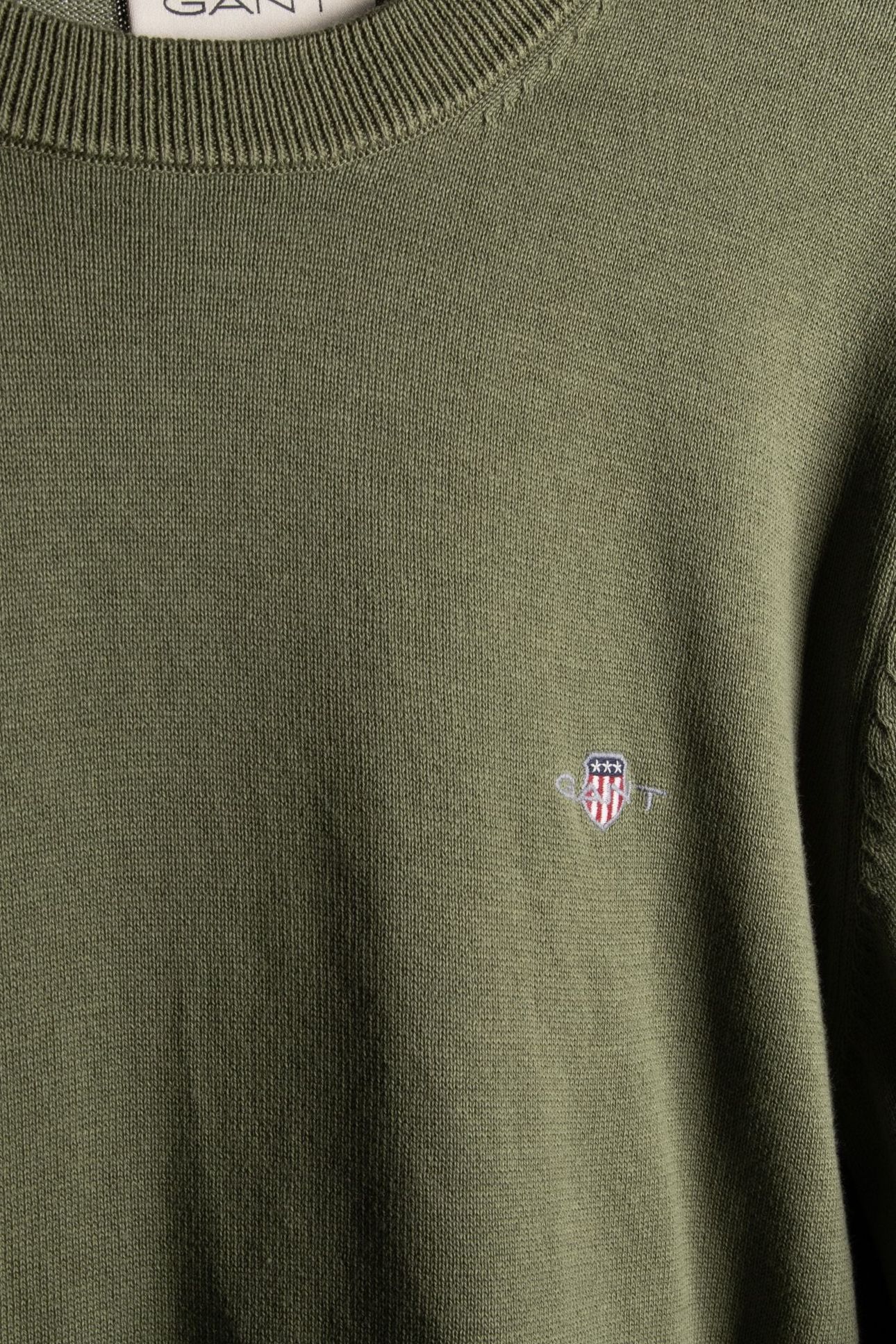 CLASSIC COTTON C-NECK DRY HERB GREEN 4