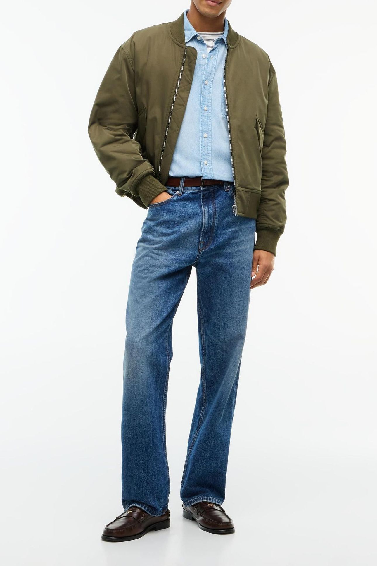 PADDED BOMBER JACKET GREEN 3