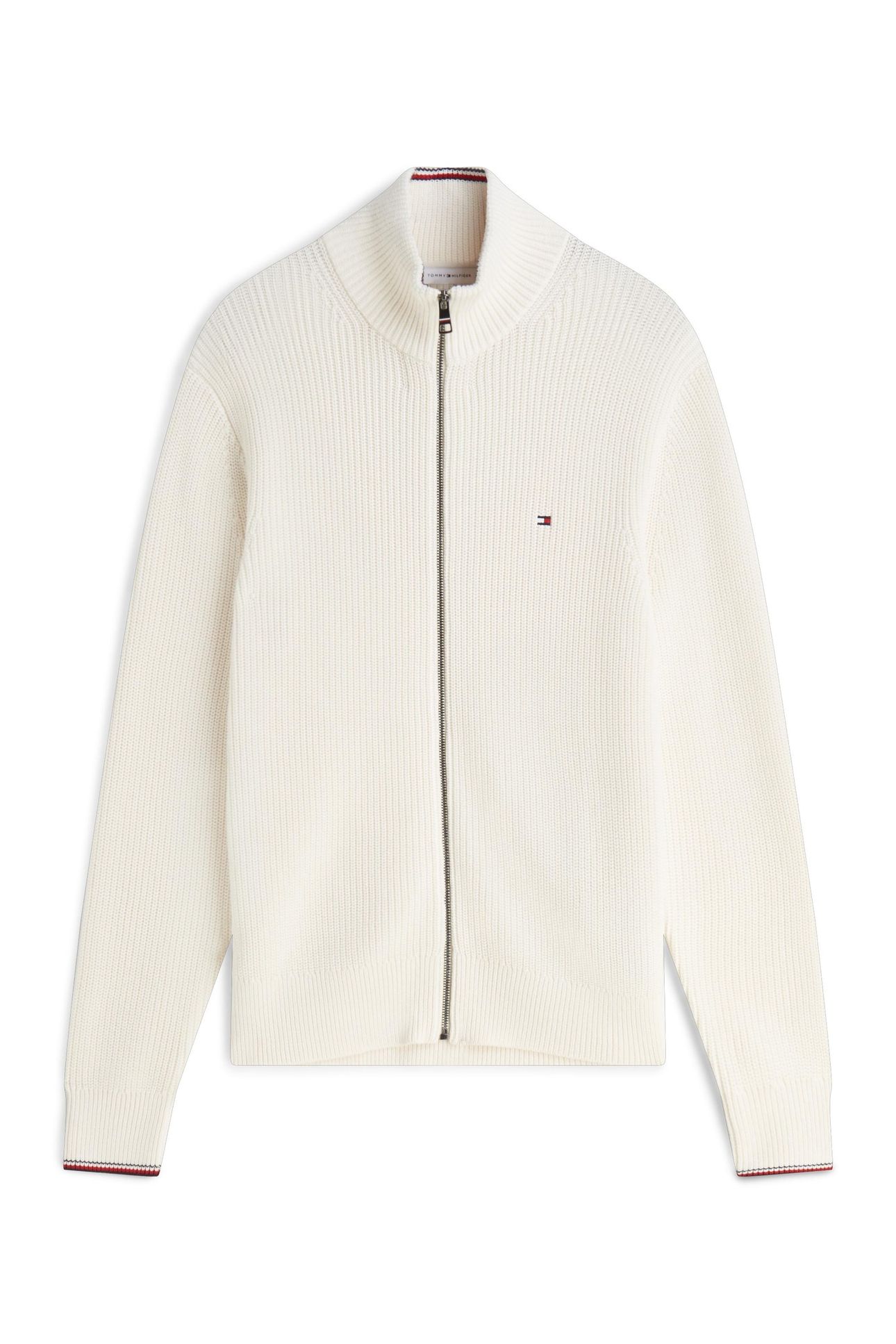 RWB RIB ZIP THROUGH IVORY PETAL 2