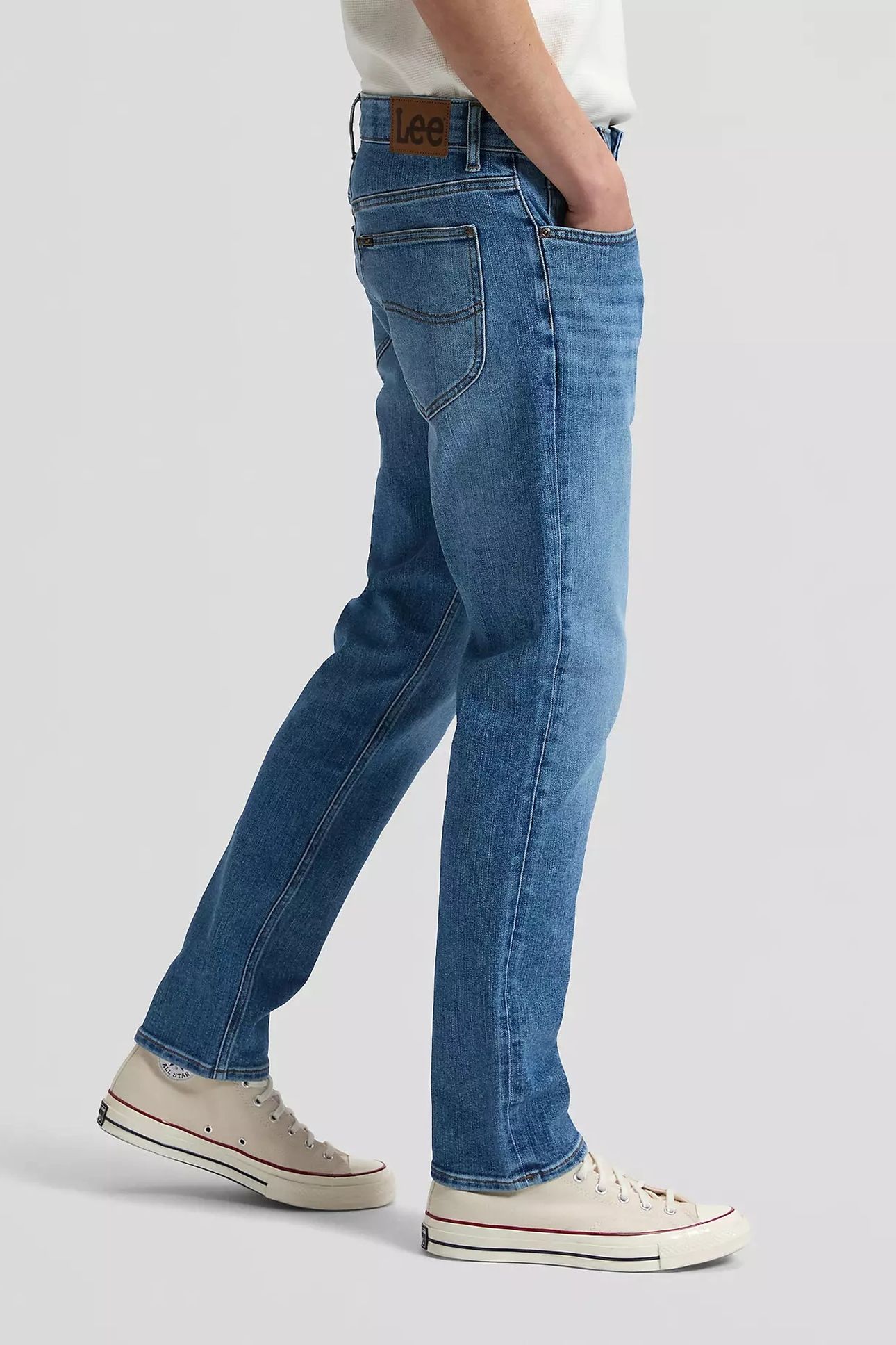 DAREN ERNIE REGULAR STRAIGHT JEANS DENIM BLUE 4