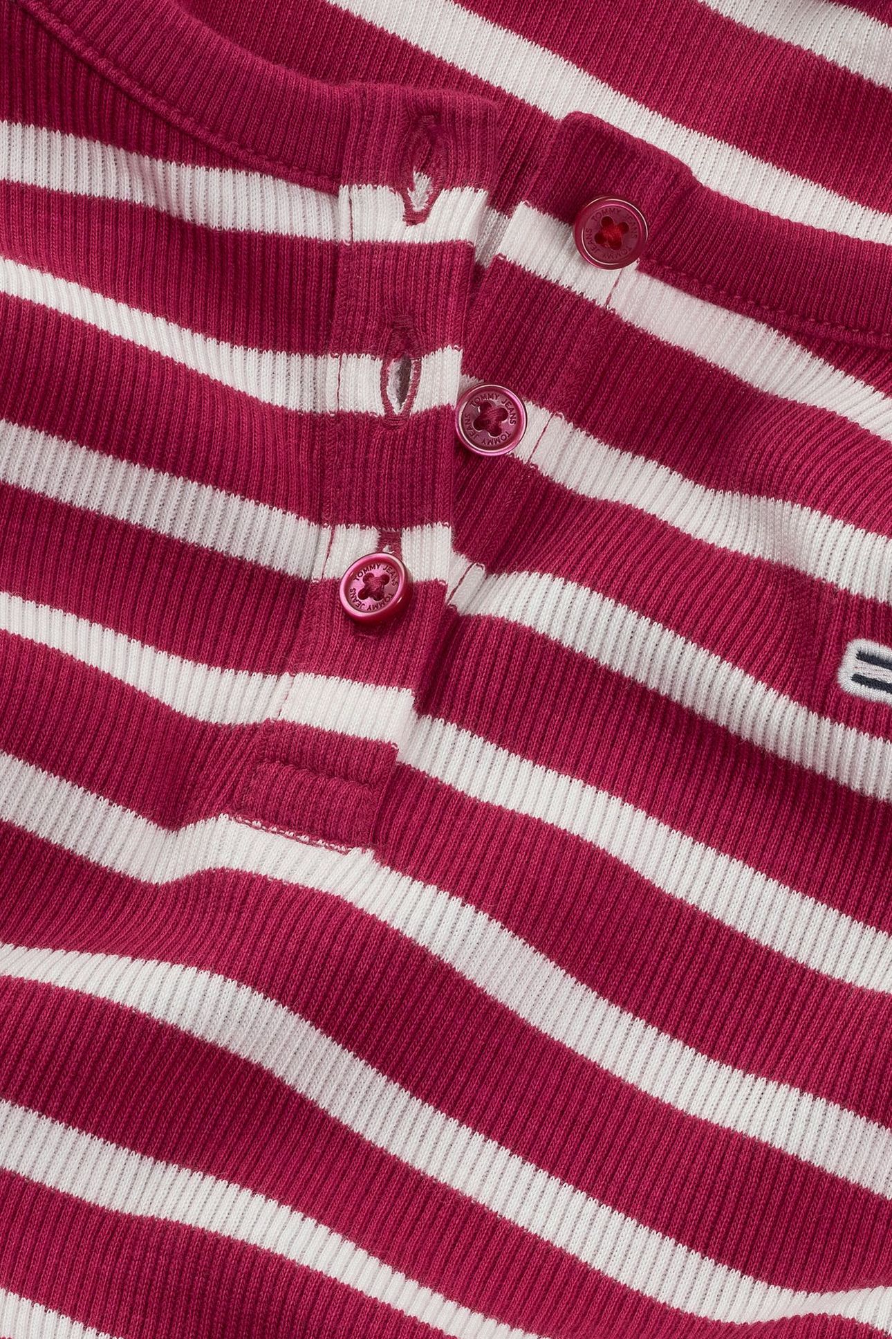 TJW SLIM BUTTON TANK BRILLIANT BERRY/STRIPE 7