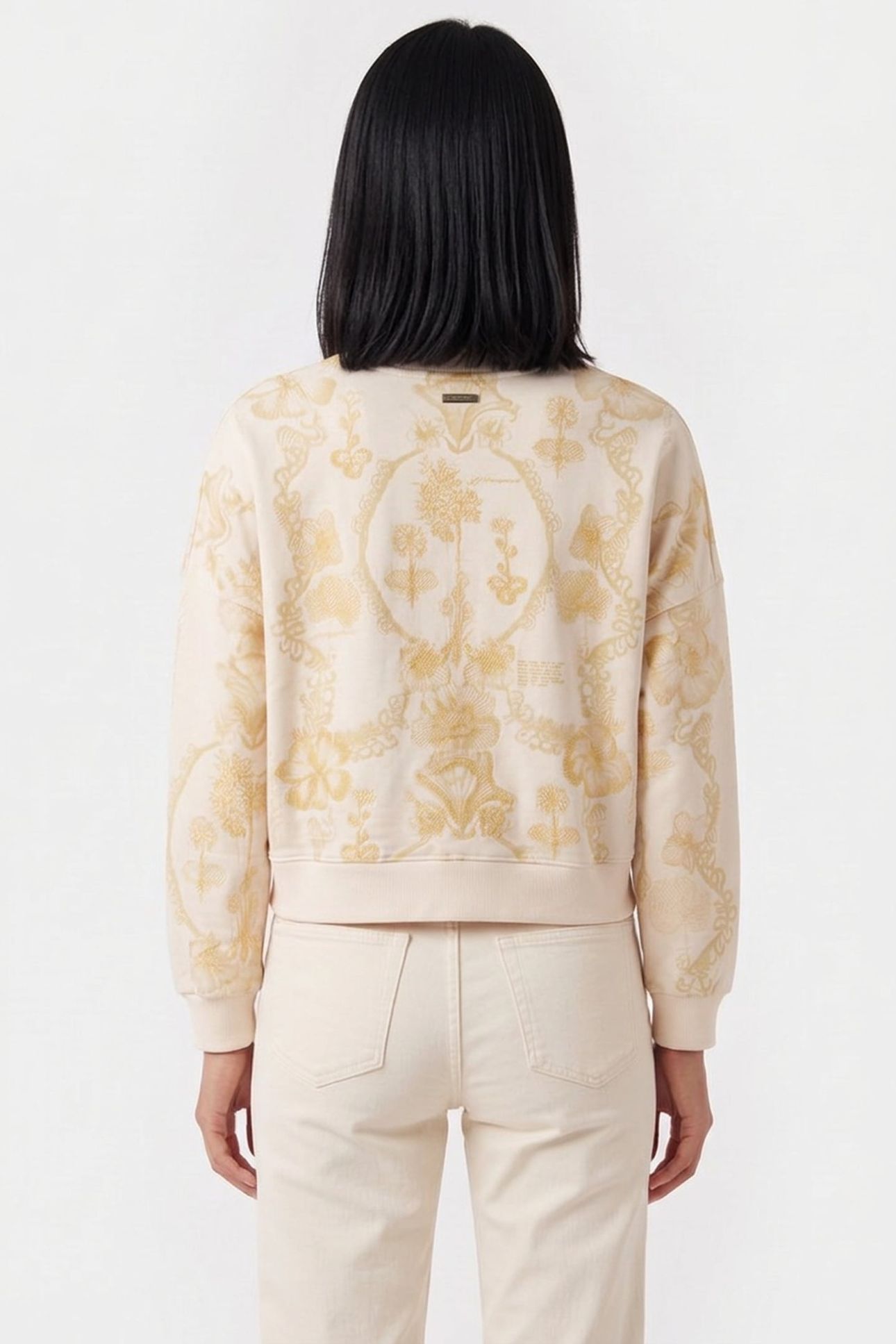 PRINTED SWEATSHIRT YELLOW 2