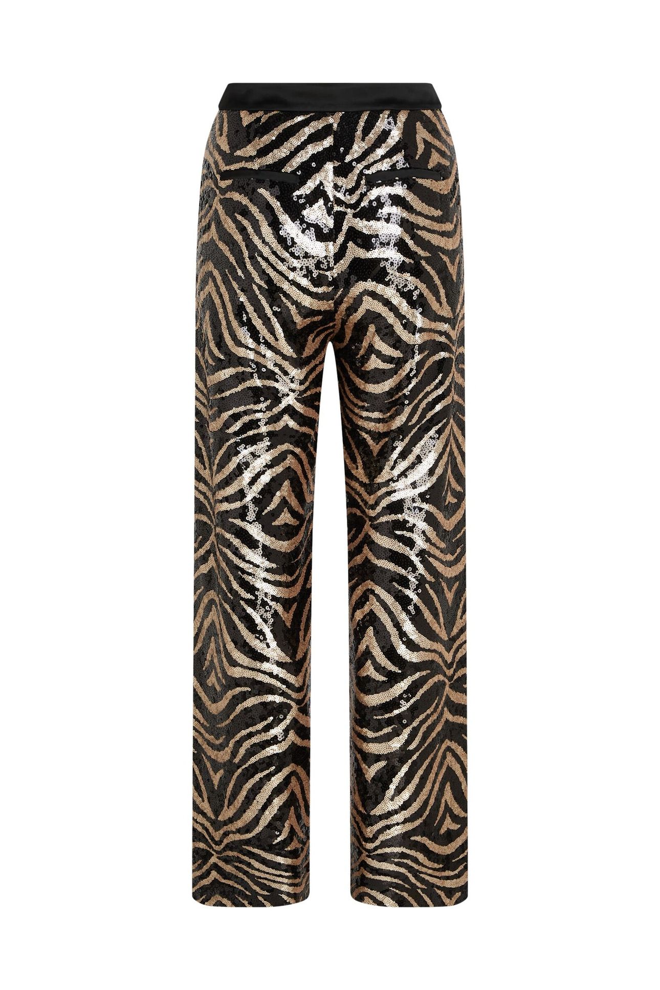 SEQUIN PANTS BLACK/GOLD 8