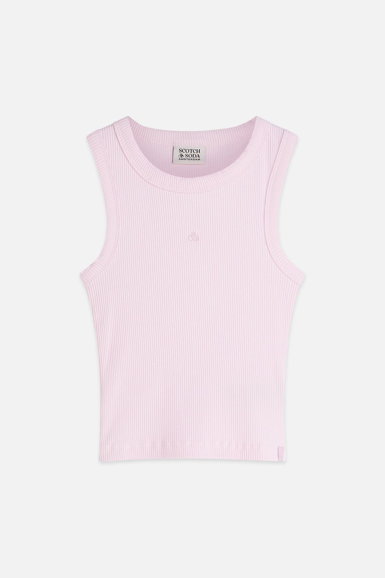GIRLS SEASONAL CORE RIBBED SLIMFIT TANK TOP FIRE PINK 651 1