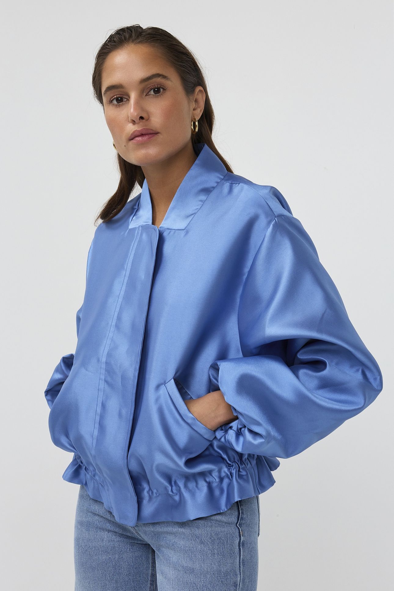 BRUNA BOMBER BLUE 1