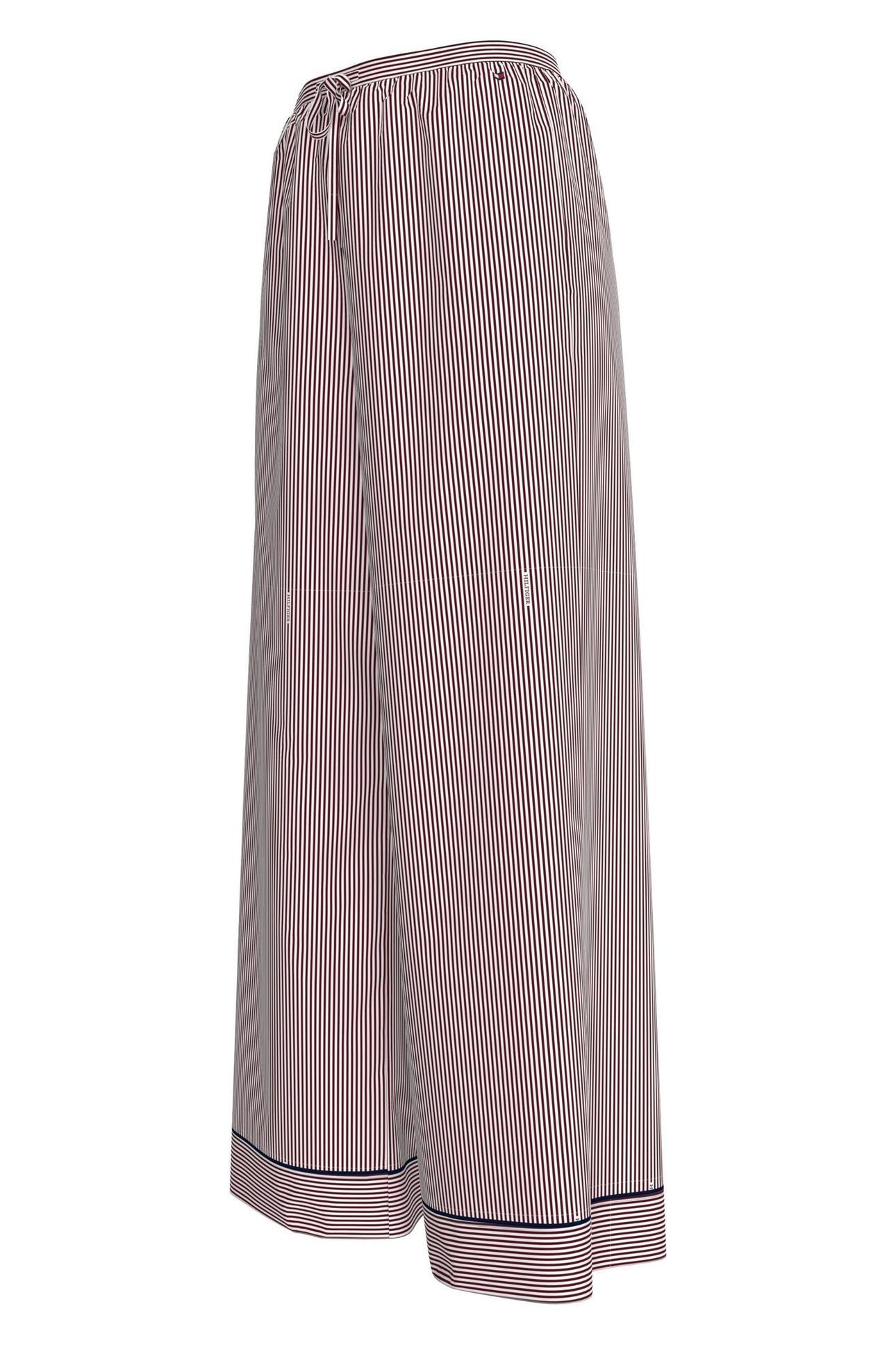 PRINT VISCOSE PANT MONOTYPE ITHACA STRIPE DEEP ROUGE 3