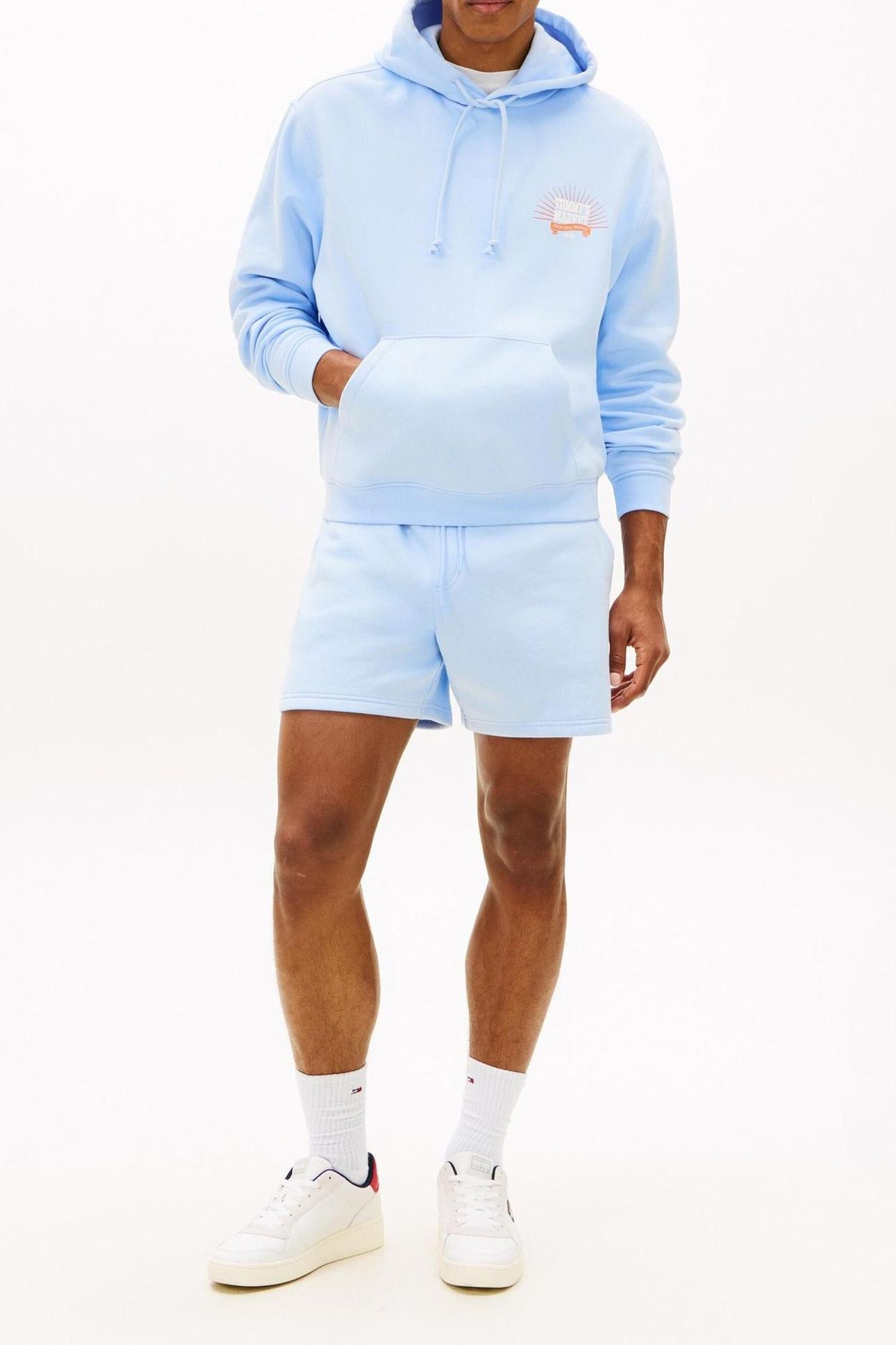 TJM FLAG BEACH SHORTS SWEET BLUE 2