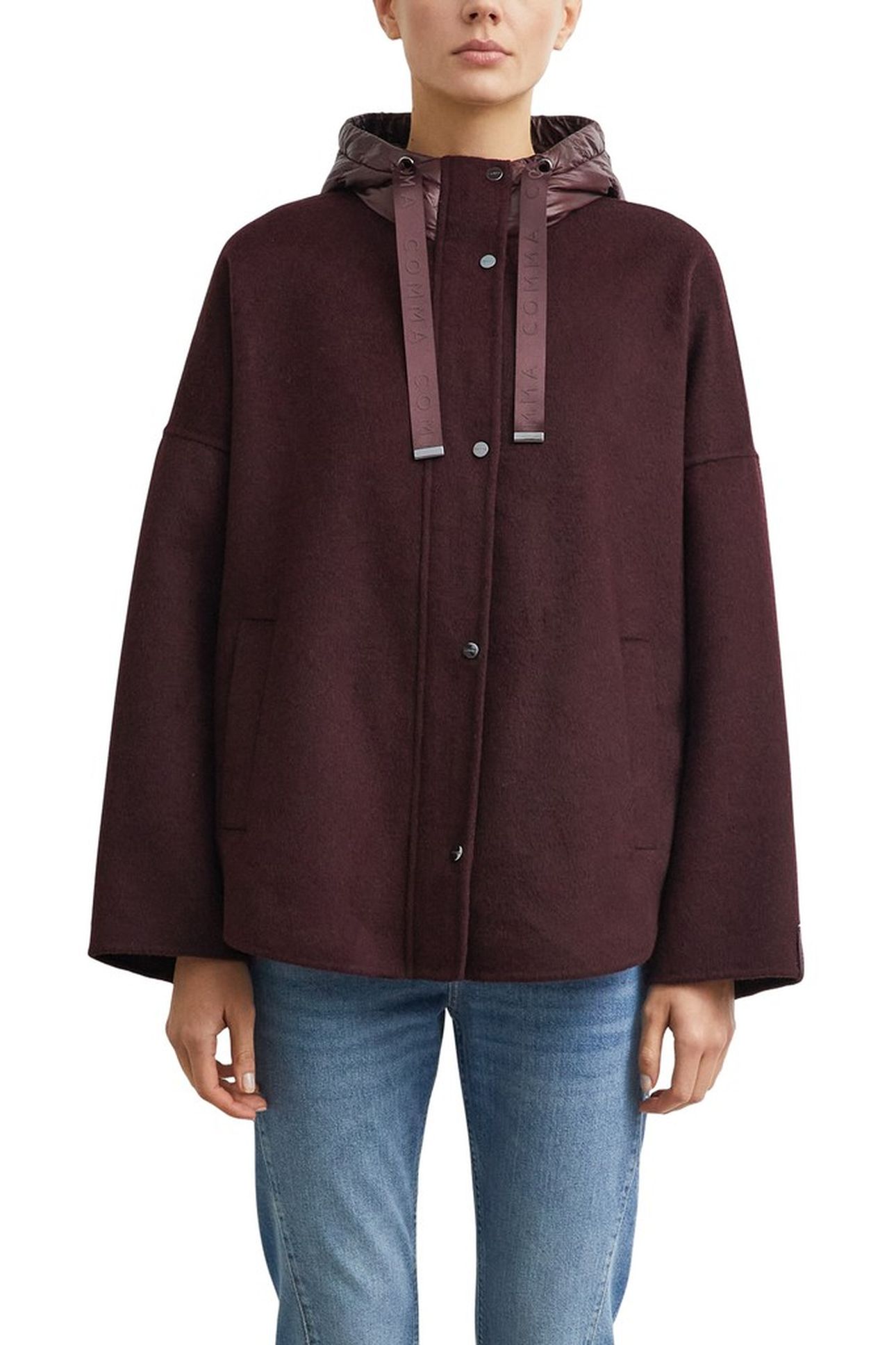 COMMA JACKETS OUTDOOR BURGUNDY 1
