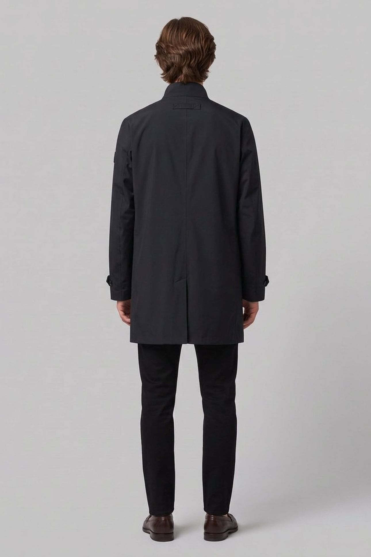LIGHTWEIGHT COMMUTER COAT BLACK 2