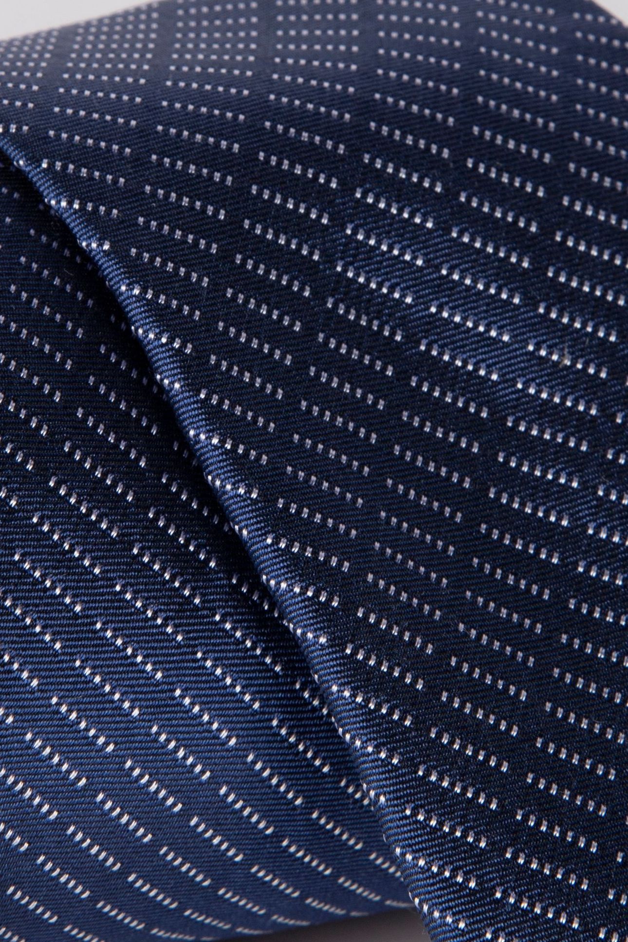 MODERN VERTICAL STRIPE TIE NAVY 4