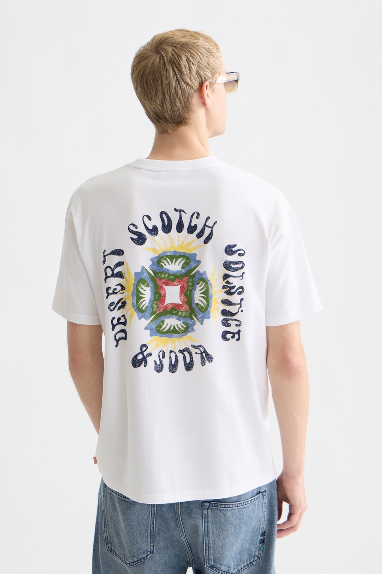FRONT AND BACK ARTWORK RELAXEDFIT TSHIRT WHITE/PASTEL 2