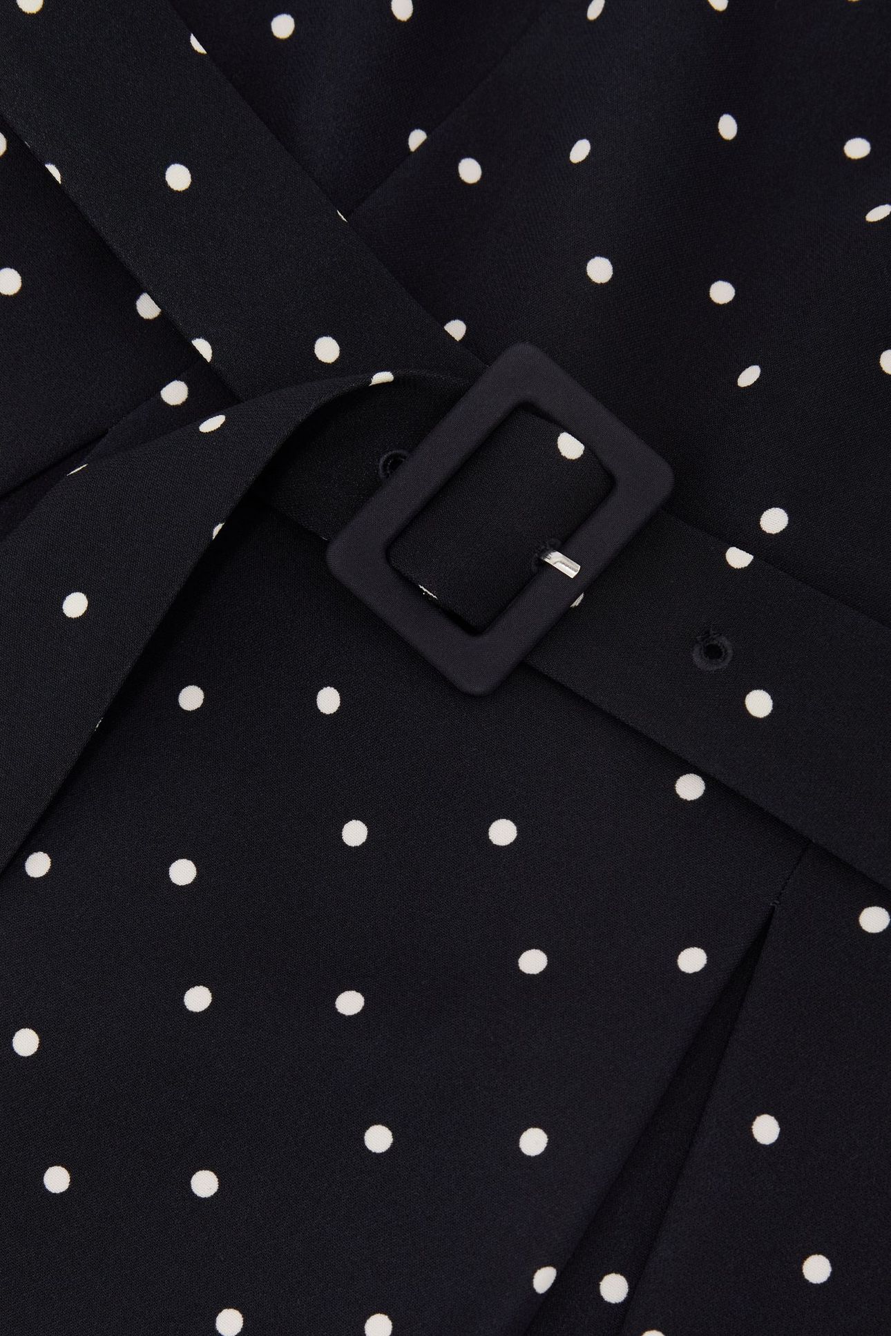 BARDOT POLKA FLIPPY OCCASION DRESS NAVY/IVORY 7