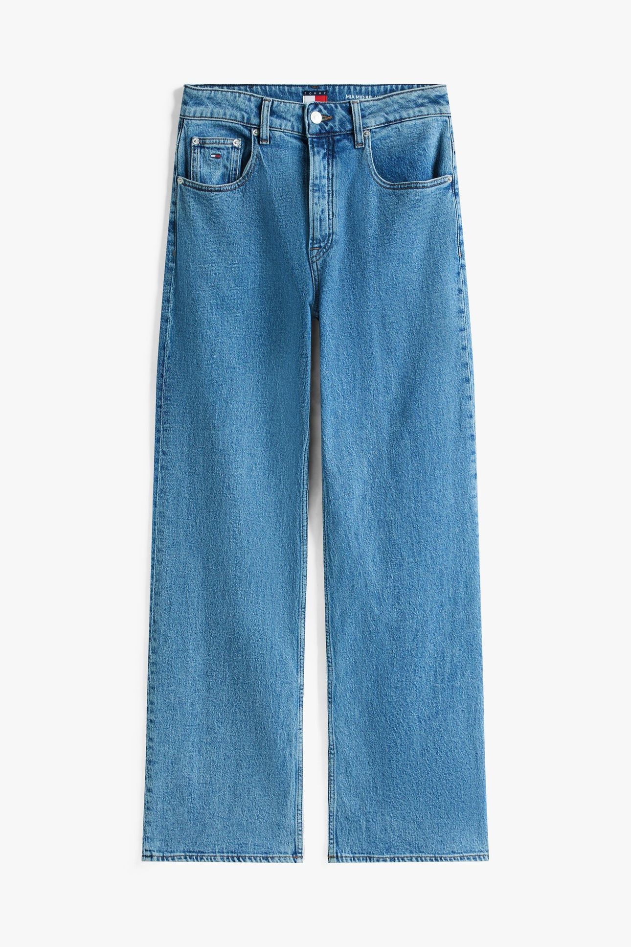 MIA MID RISE RELAXEDD STRAIGHT DENIM MID LIGHT BLUE 4