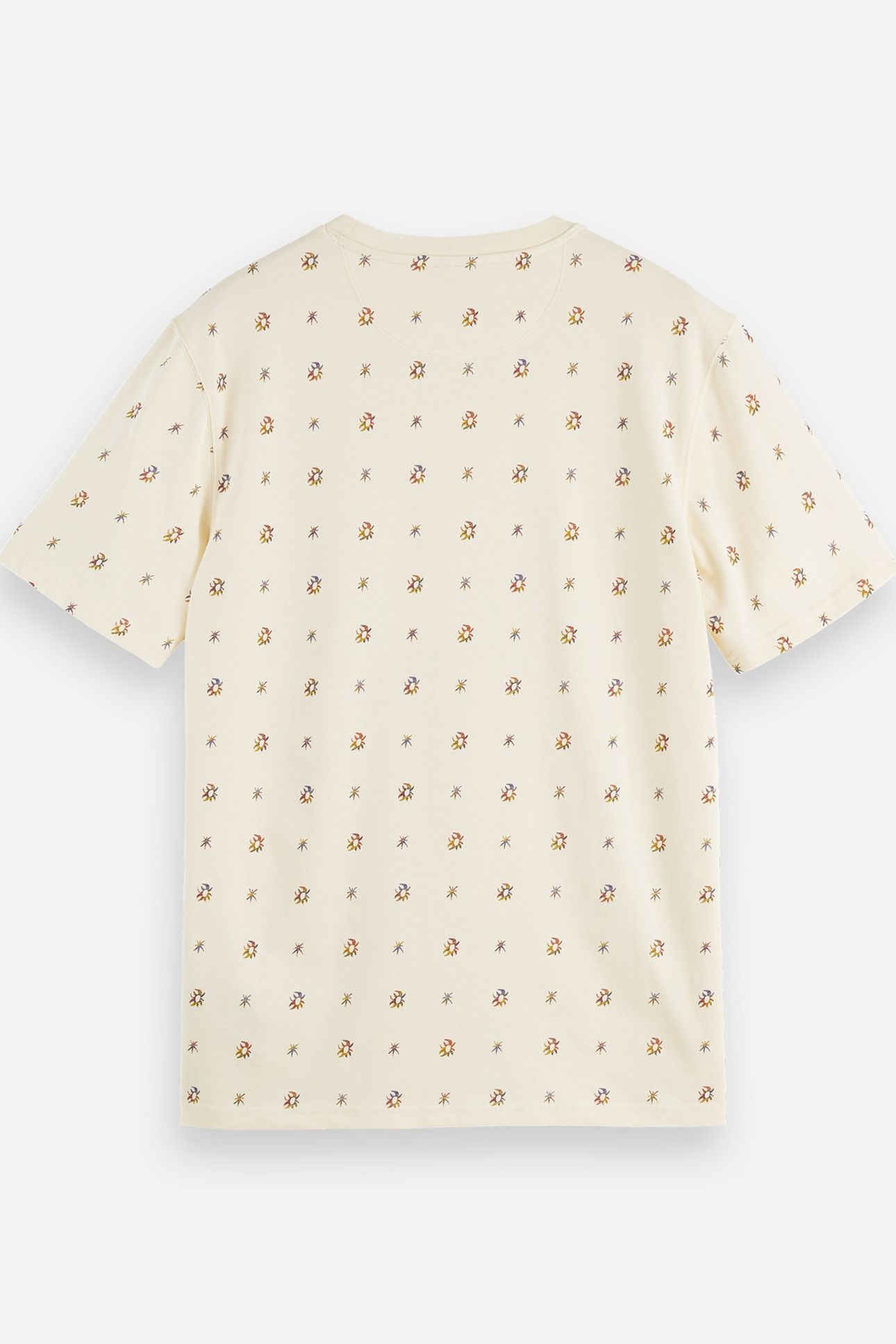 MICRO-PRINTED REGULAR-FIT T-SHIRT LIGHT BEIGE 2