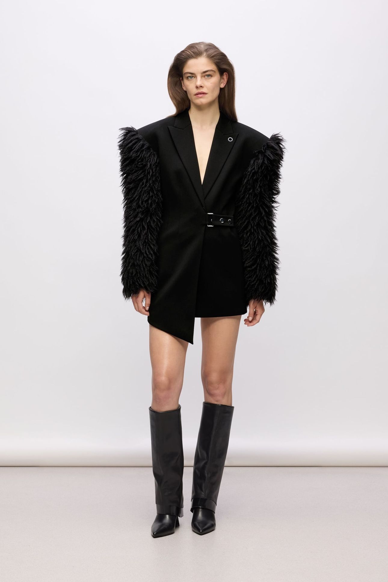 KARL STUDIO BLAZER DRESS BLACK 1