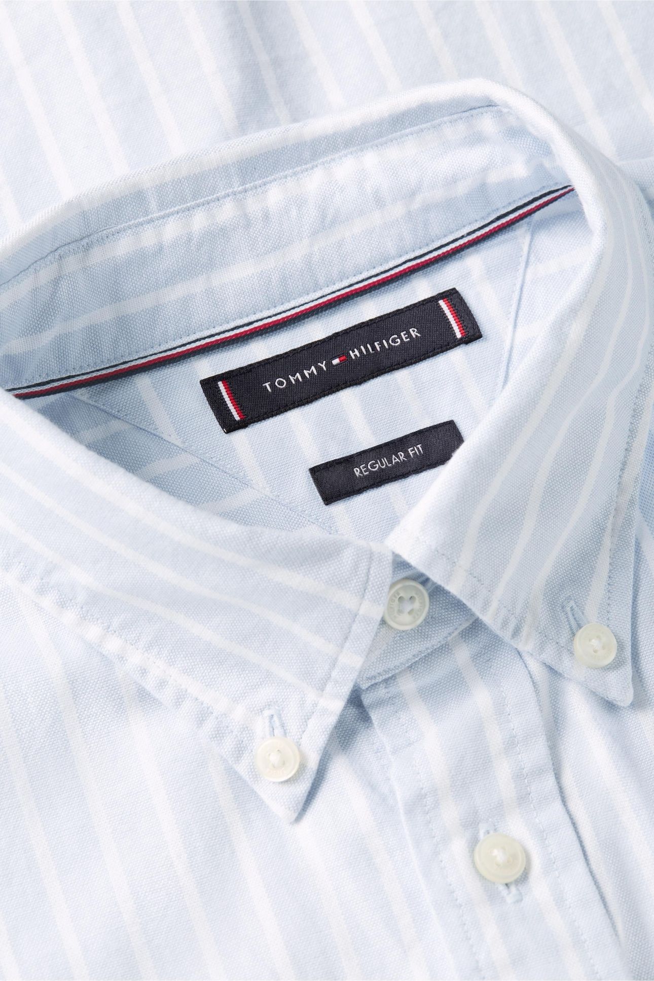 HERITAGE OXFORD WIDE SHIRT BREEZY BLUE/WHITE 6