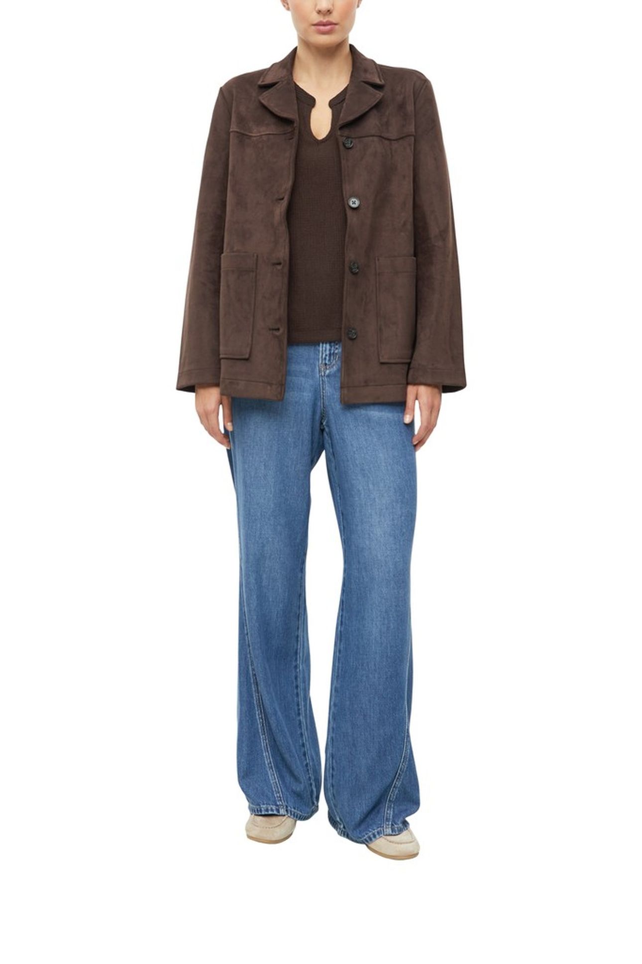 S.OLIVER T-SHIRTS BROWN 2