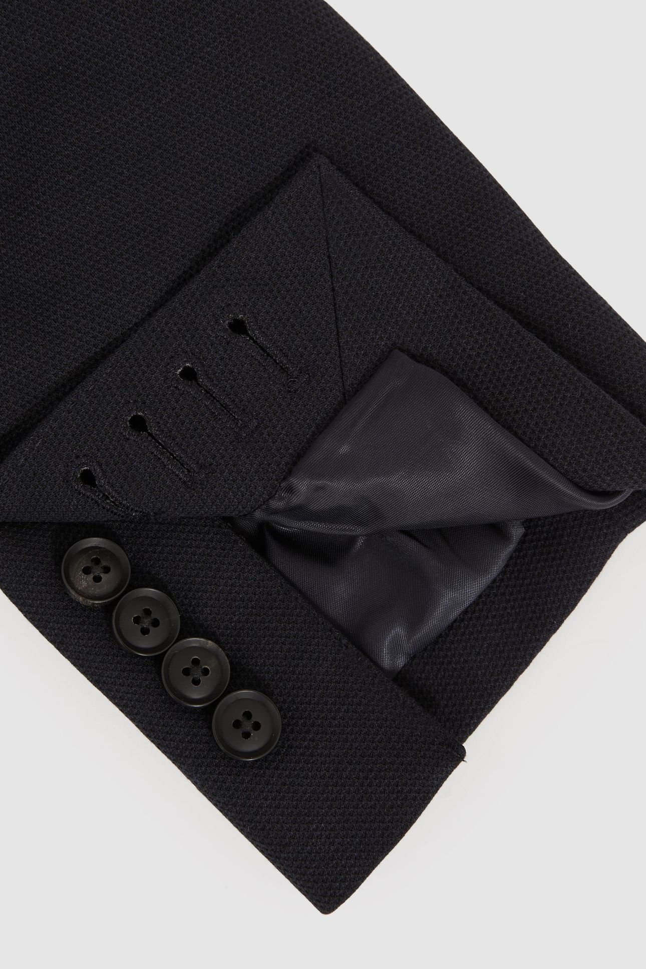 SB 2B NOTCH TEXTURED JERSEY BLAZER NAVY 7