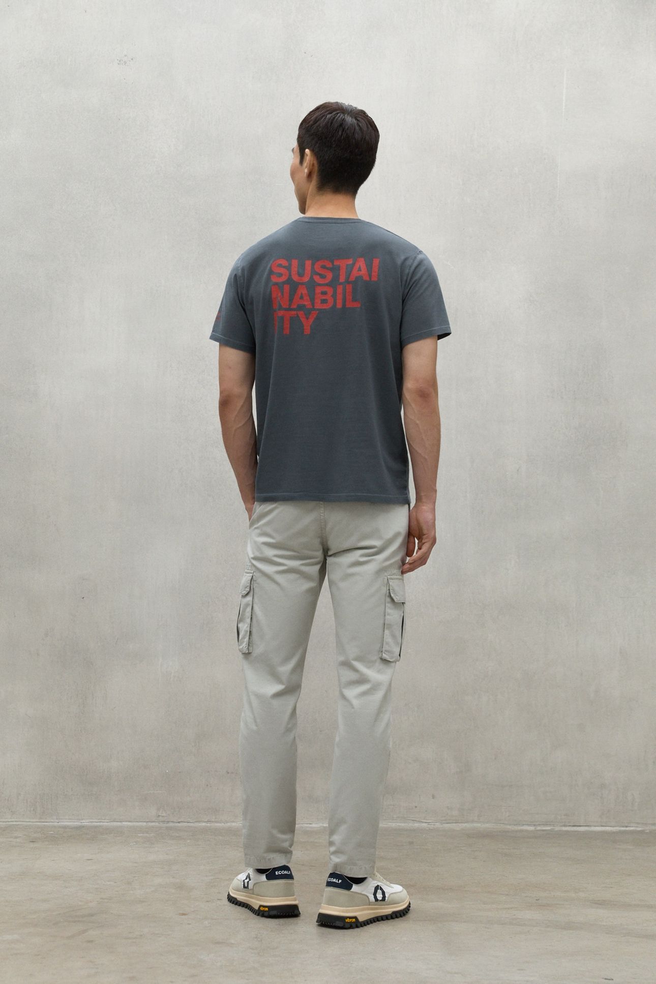 SUSTANOALF T-SHIRT STEEL BLUE 2