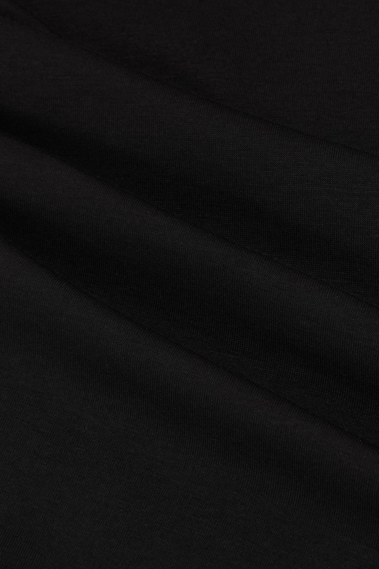 COTTONS CREW NECK TEE BLACK 6
