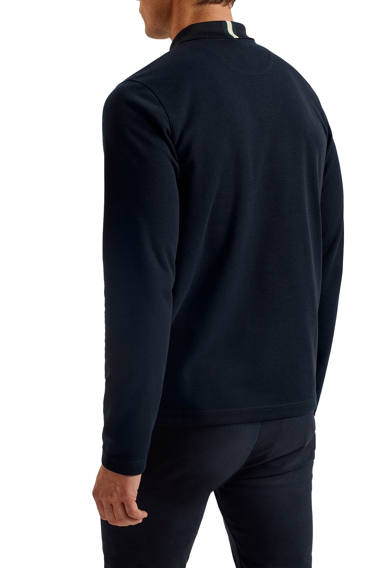 PACTO LS BRANDED POLO NAVY 2