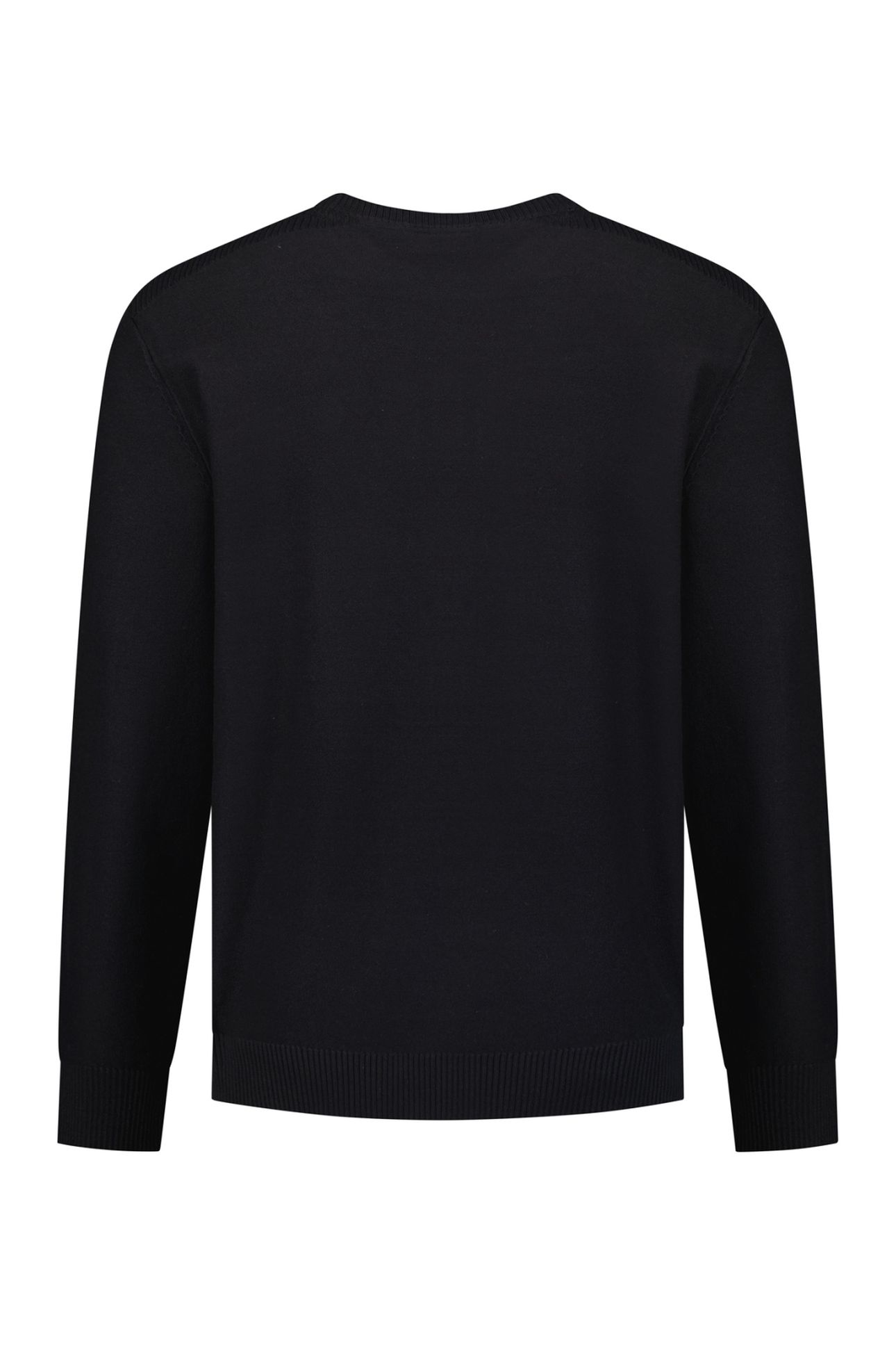 PULLOVER CREWNECK SHOULDER DETAIL BLACK 5