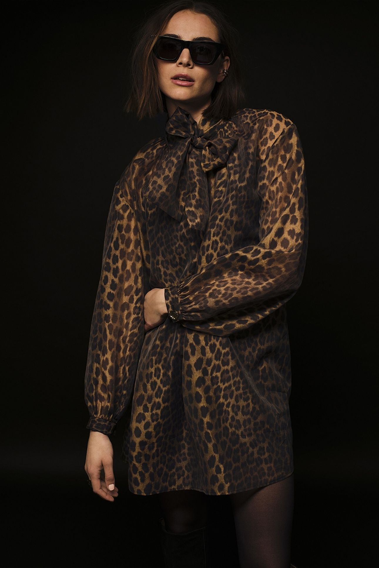 LEIGH LEOPARD DRESS MULTICOLOUR 3