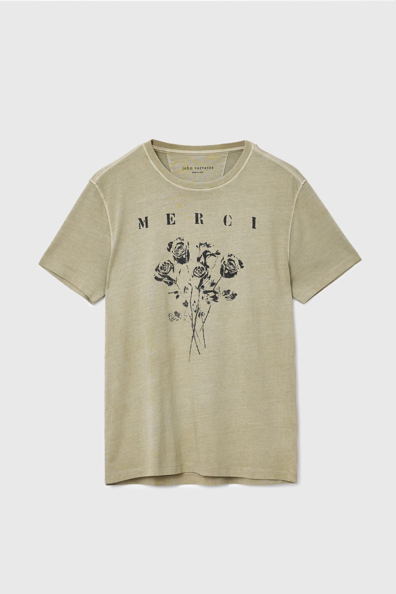 SS CREW TEE - MERCI HAZE GREY 2