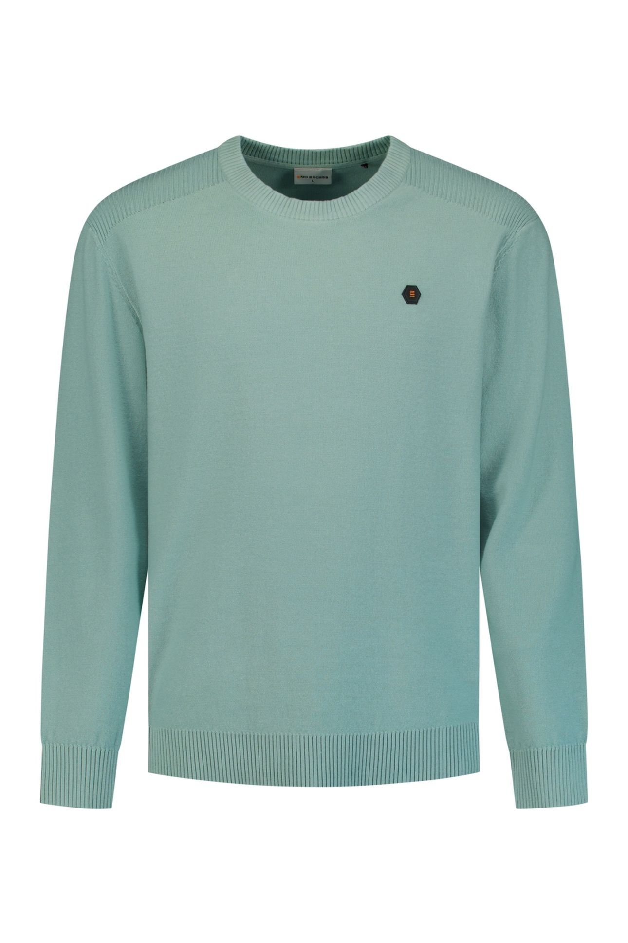 PULLOVER CREWNECK SHOULDER DETAIL DUSTY BLUE 4