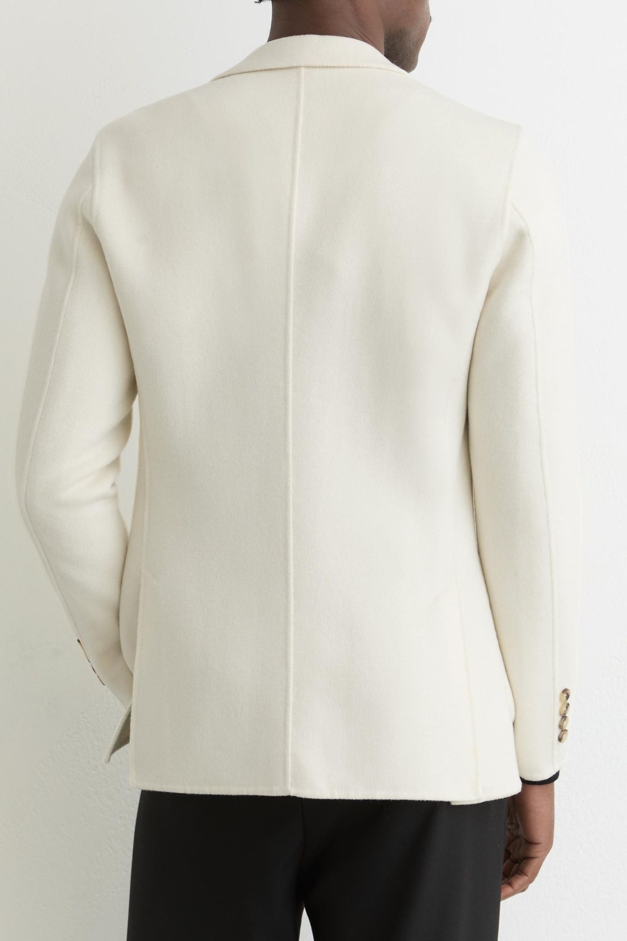 SB 2B NOTCH SPLITABLE WOOL BLAZER OFF WHITE 3