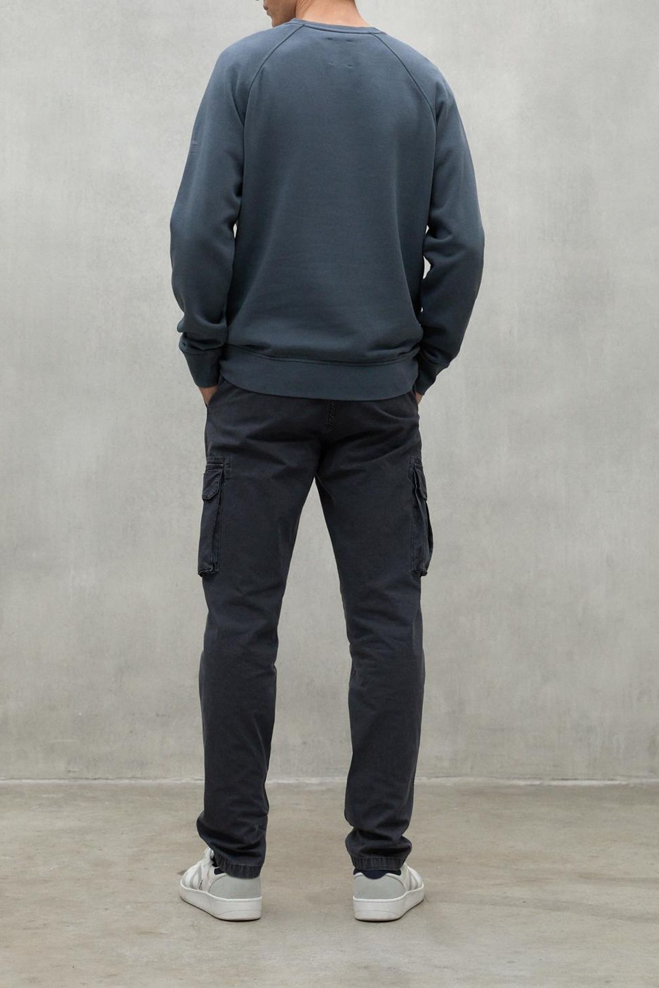BERJAALF SWEATSHIRT STEEL BLUE 2