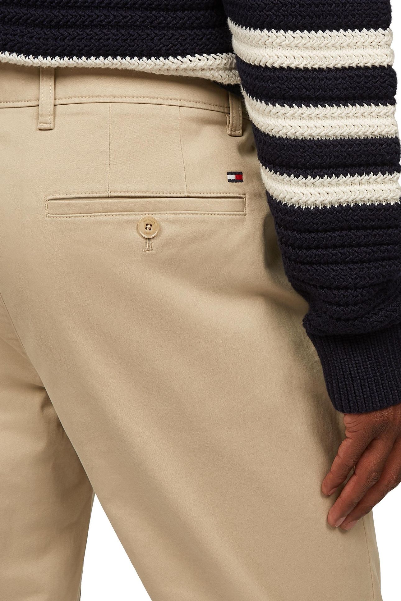 DENTON CHINO SATIN BATIQUE KHAKI 8