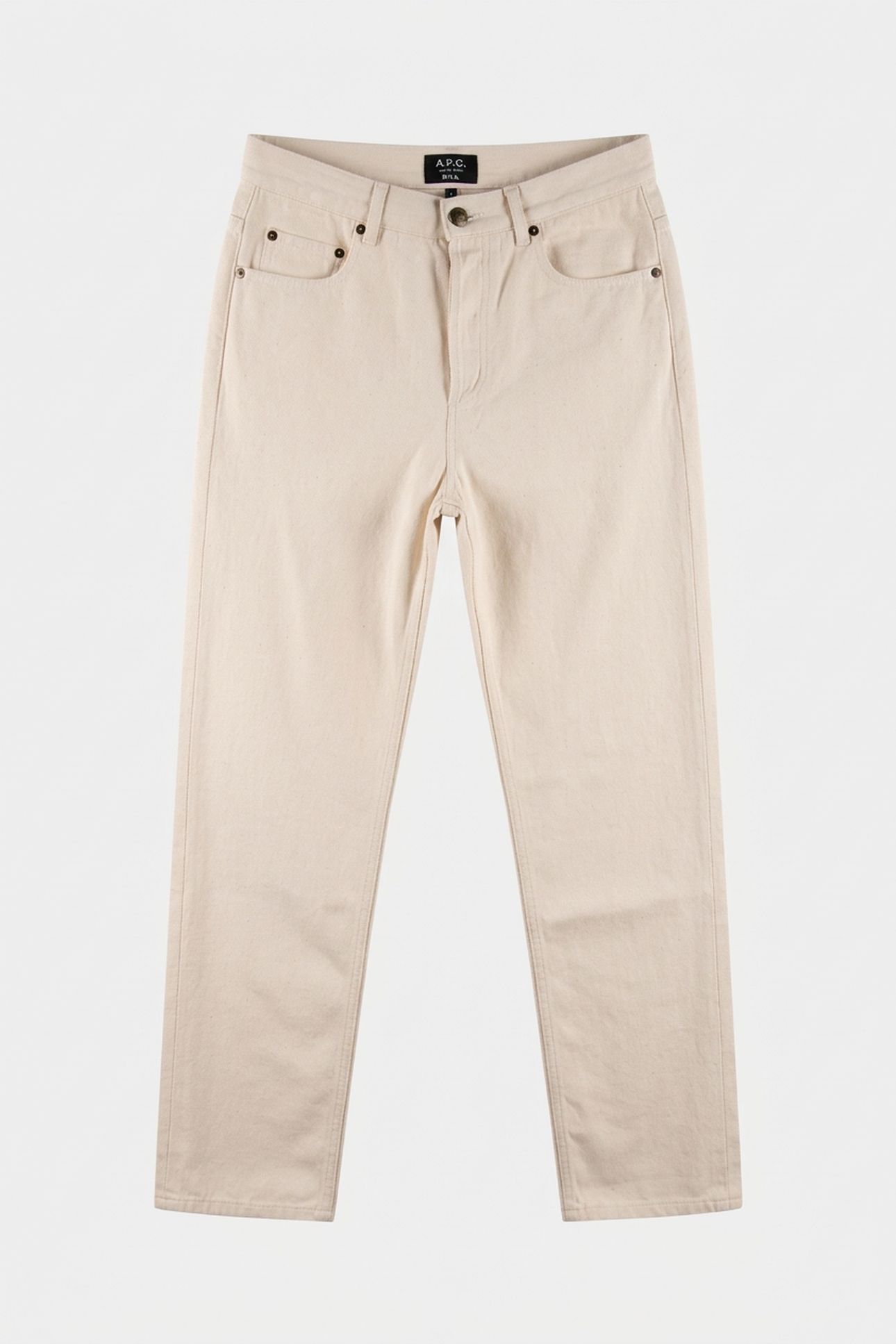 UNISEX JEANS FAIRFAX ECRU 5