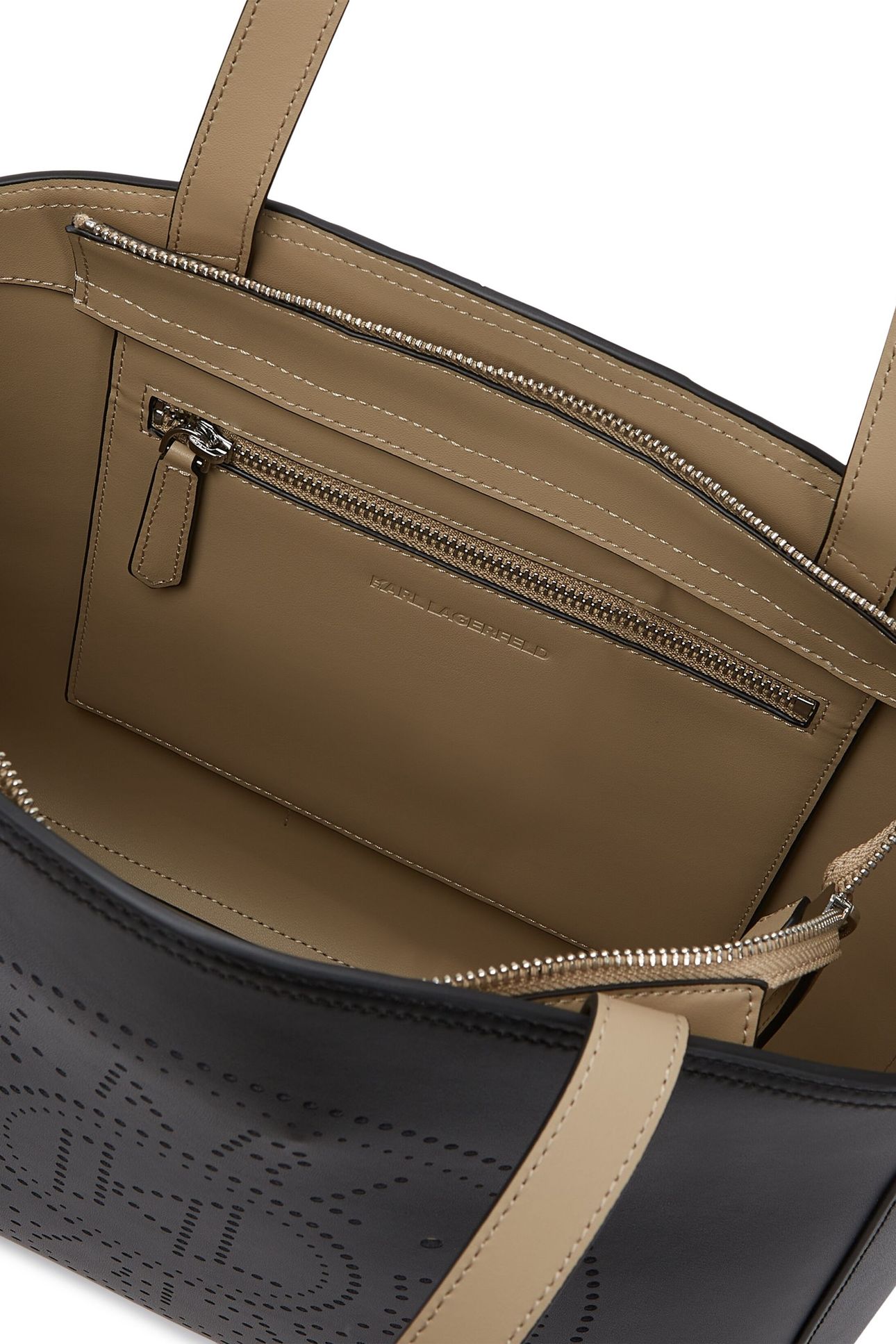 K/CIRCLE MD ZIP TOTE BLACK 3