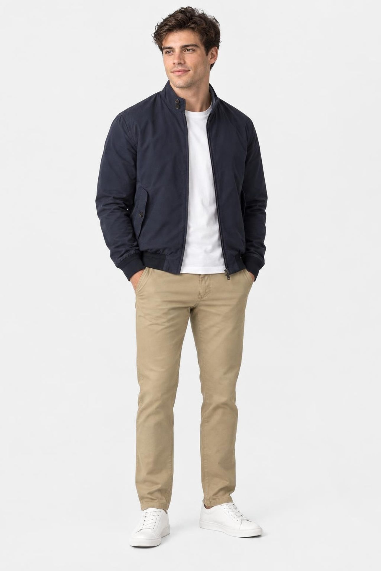 CLASSIC BOMBER JACKET NAVY 4