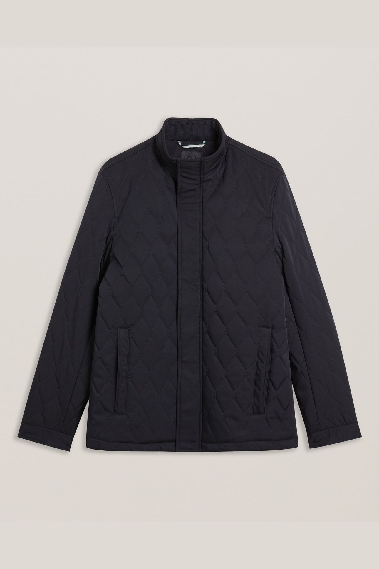 ZAMPA QUILTED FUNNEL JACKET NAVY 4
