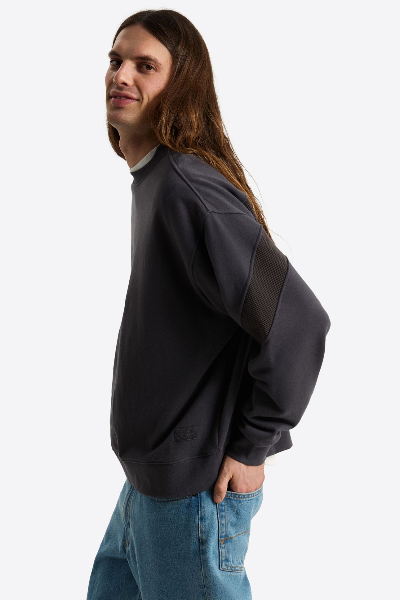 RETRO SPORT CREW CHARCOAL GREY 3