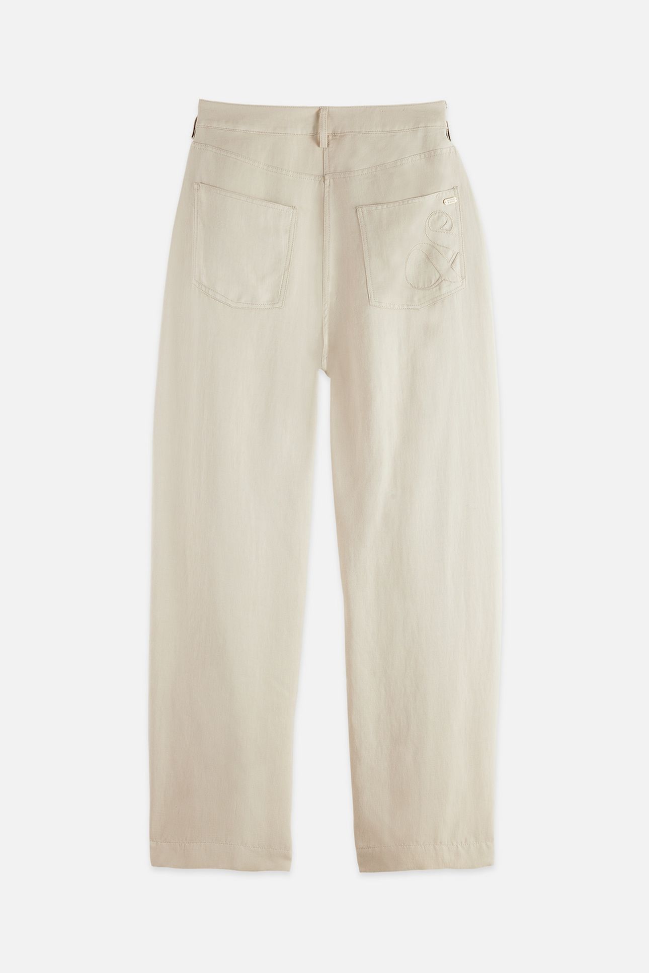 LOTUS - HIGH RISE BARREL LEG TWILL PANTS MOONSTRUCK 5