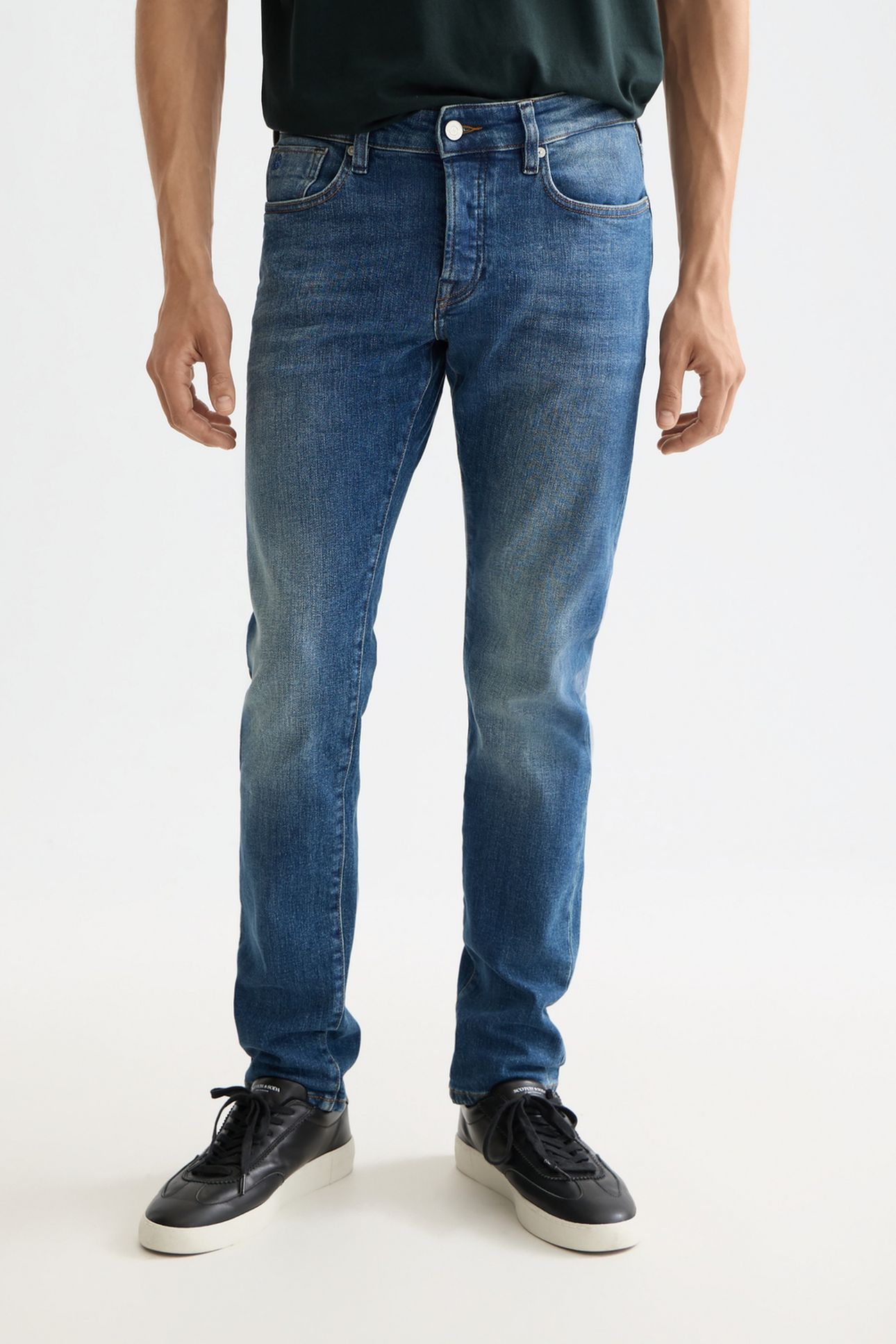 RALSTON REGULAR SLIM-FIT JEANS NAVY 1