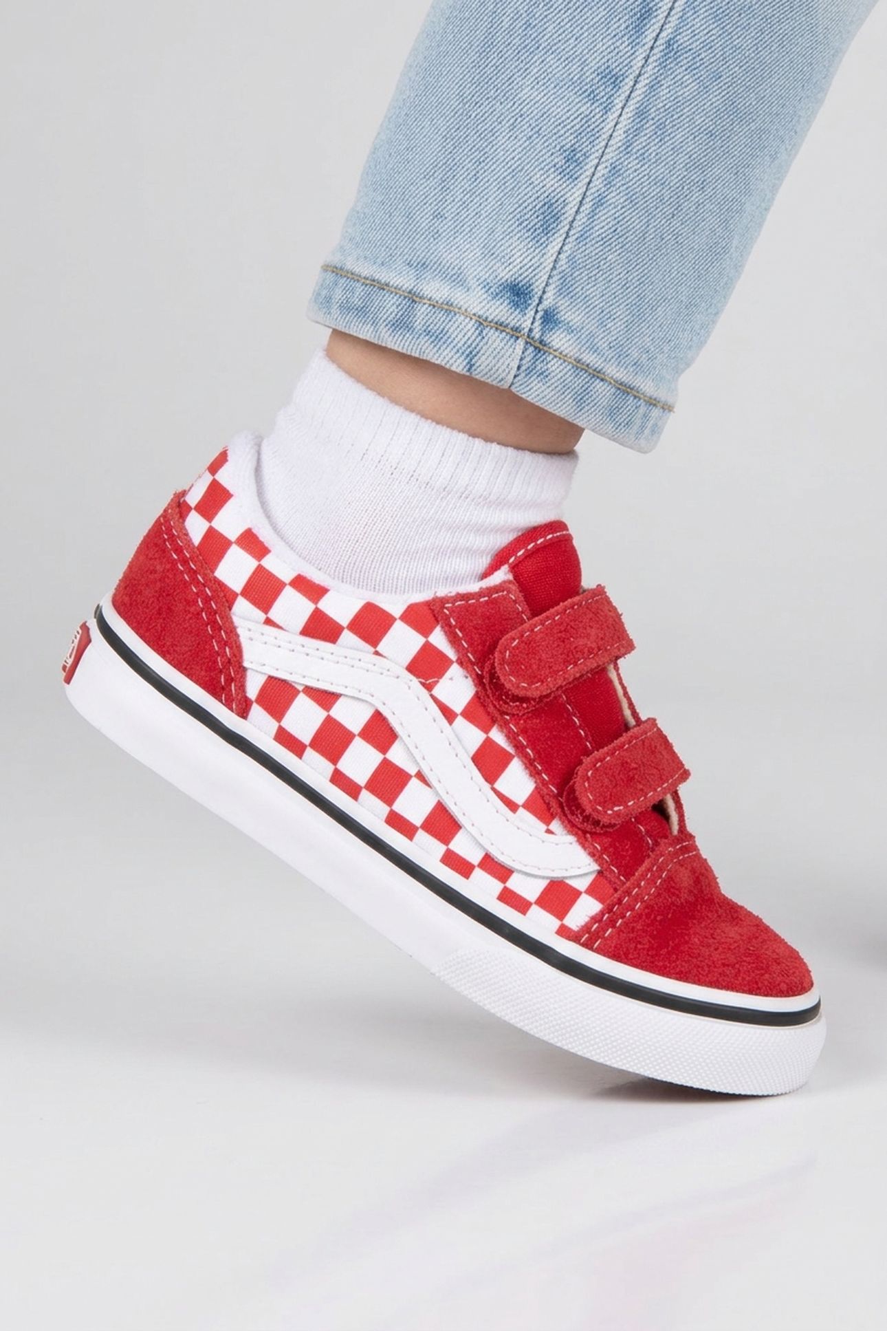 TODDLER OLD SKOOL V RACING RED 4
