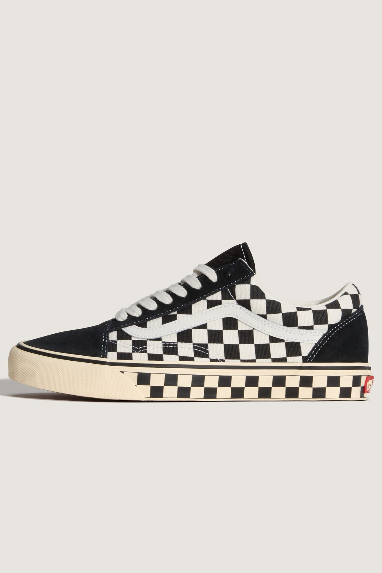 UNISEX OLD SKOOL CHECKERBOARD BLACK/MARSHMALLOW 2