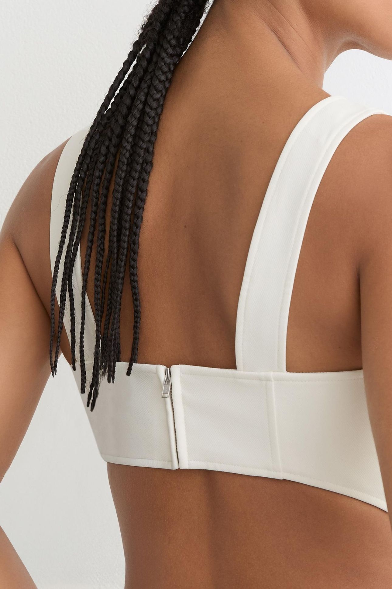 WAISTED MIDI DRESS IVORY 6