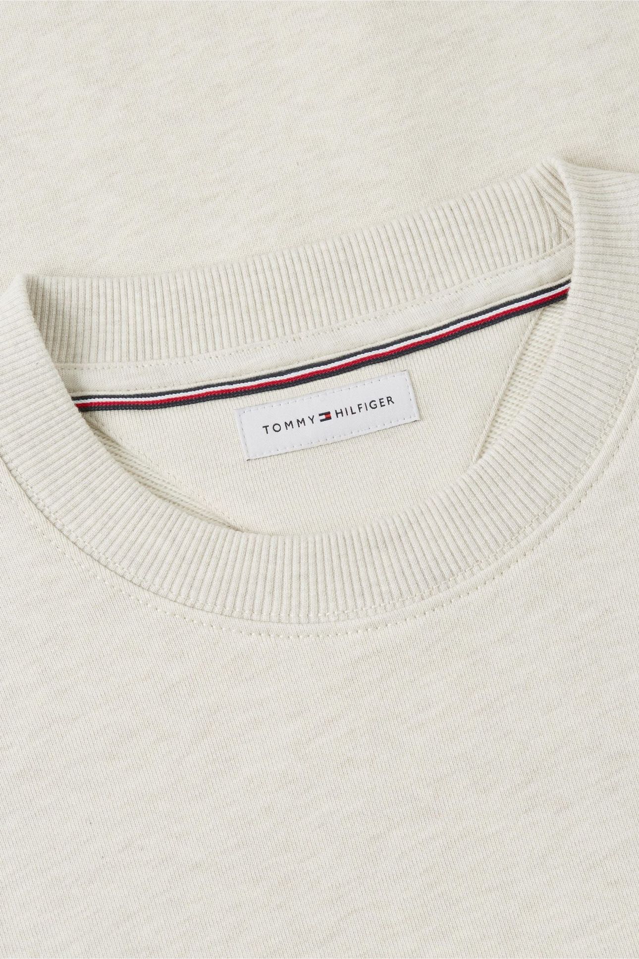 ESSENTIAL TERRY CREW HEATHERED OATMILK 6