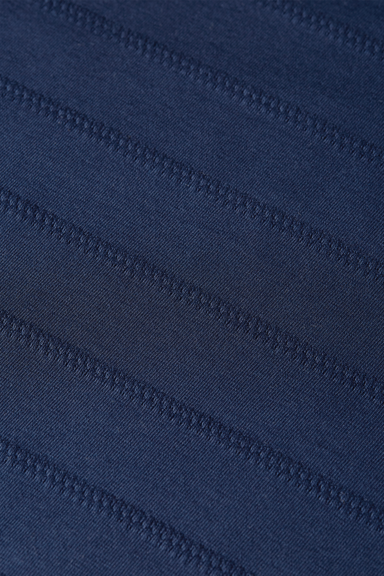 STRUCTURED JACQUARD RELAXED-FIT T-SHIRT NAVY 3