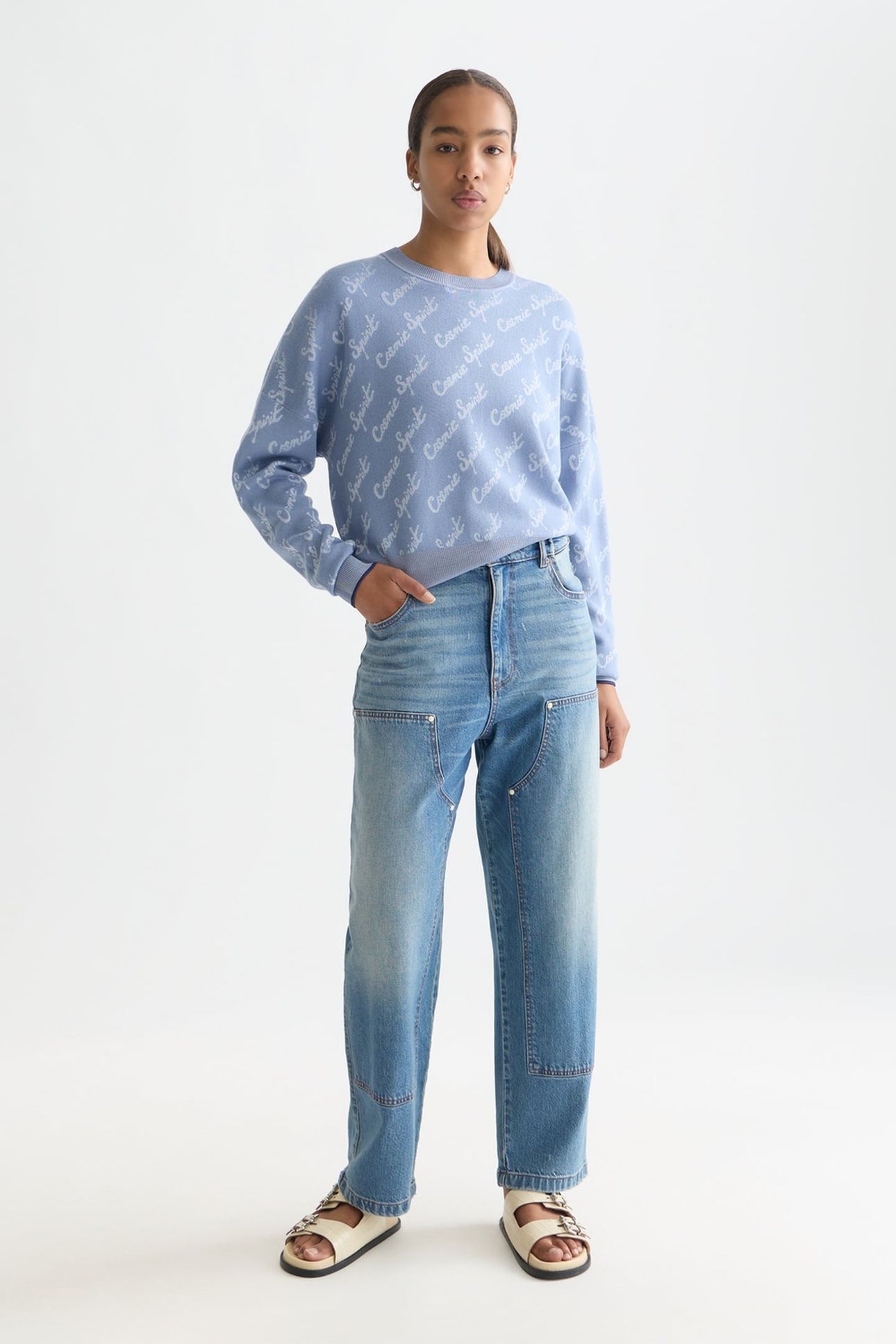 JACQUARD RELAXED PULLOVER INFINITY 3