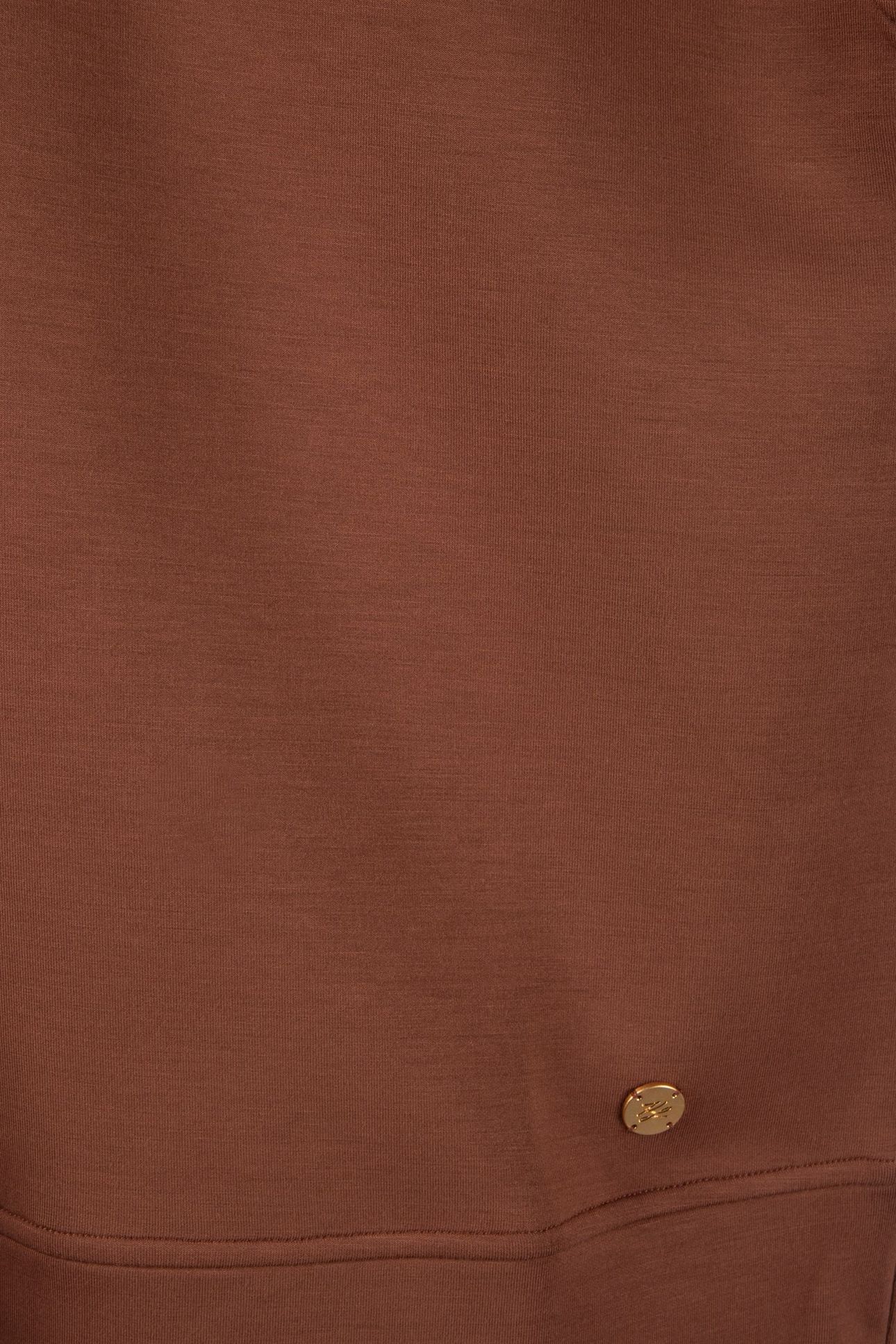 BELT DETAIL FANCY SWEATSHIRT FRIAR BROWN 5