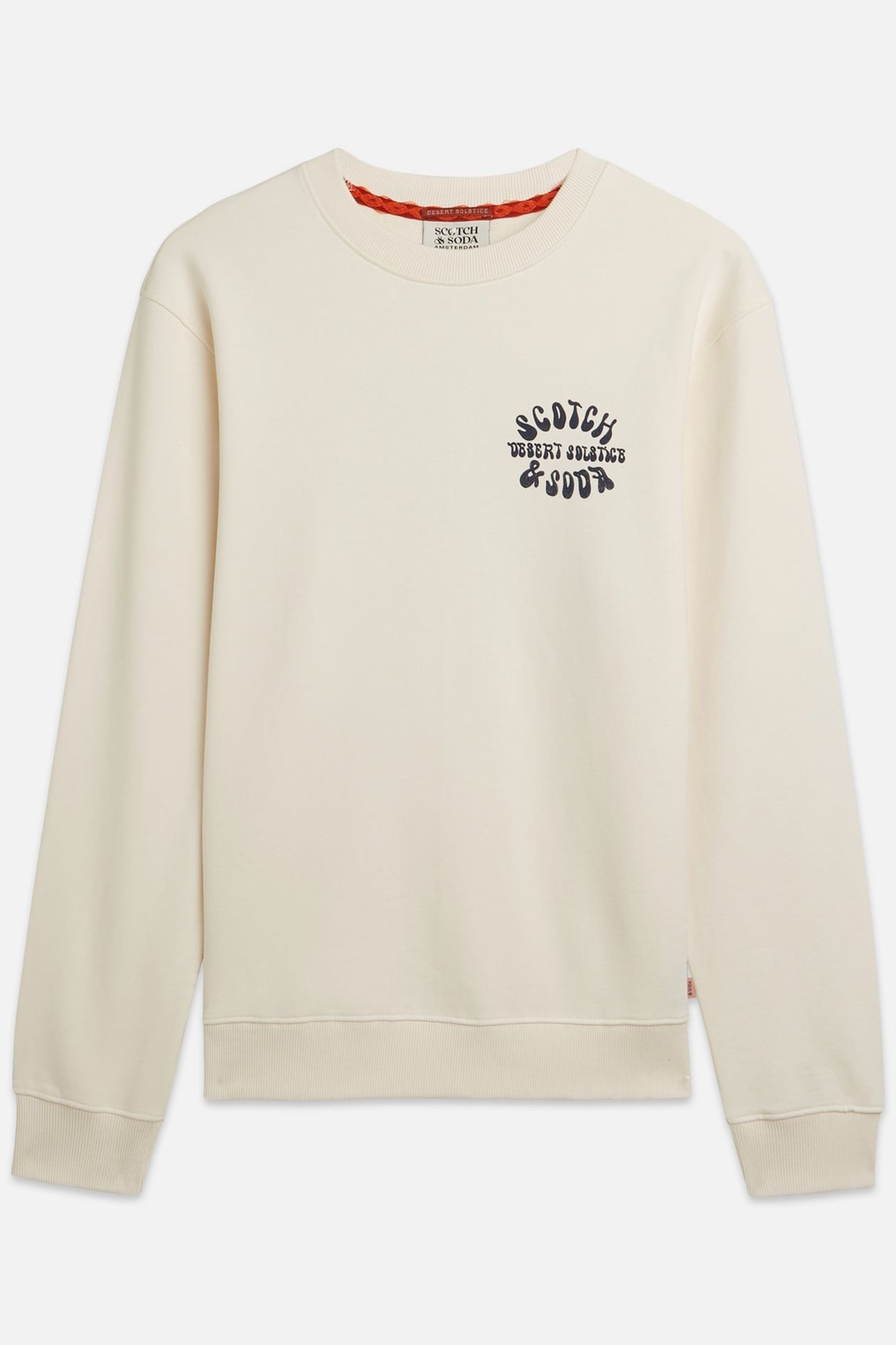 FRONT AND BACK ARTWORK REGULARFIT SWEATSHIRT LIGHT BEIGE 4