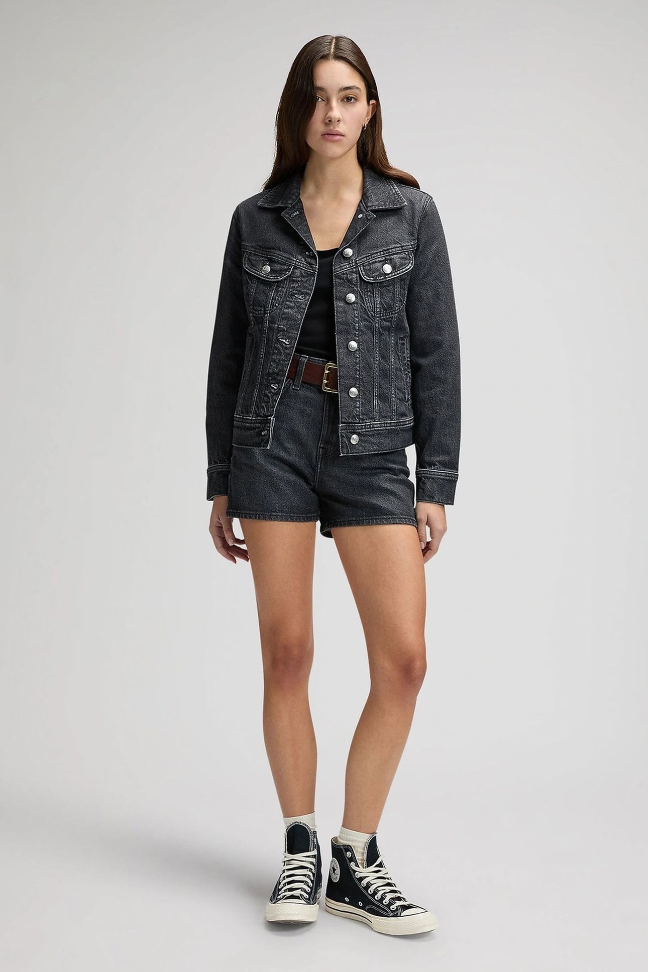 RIDER JACKET SCREEN SAVER REGULAR DENIM BLACK 2