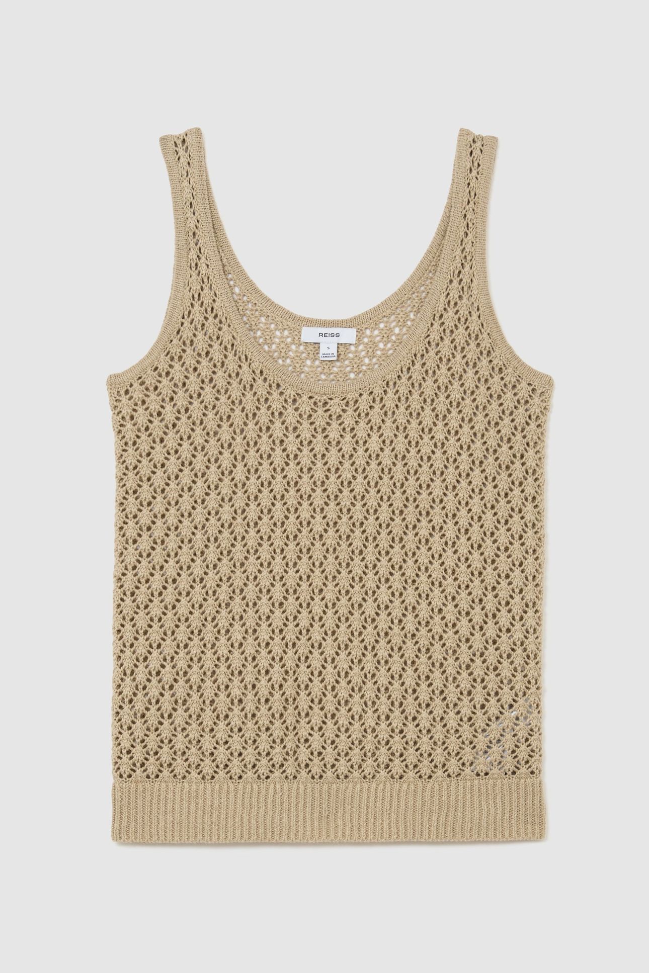 OPEN STITCH VEST NEUTRAL 4